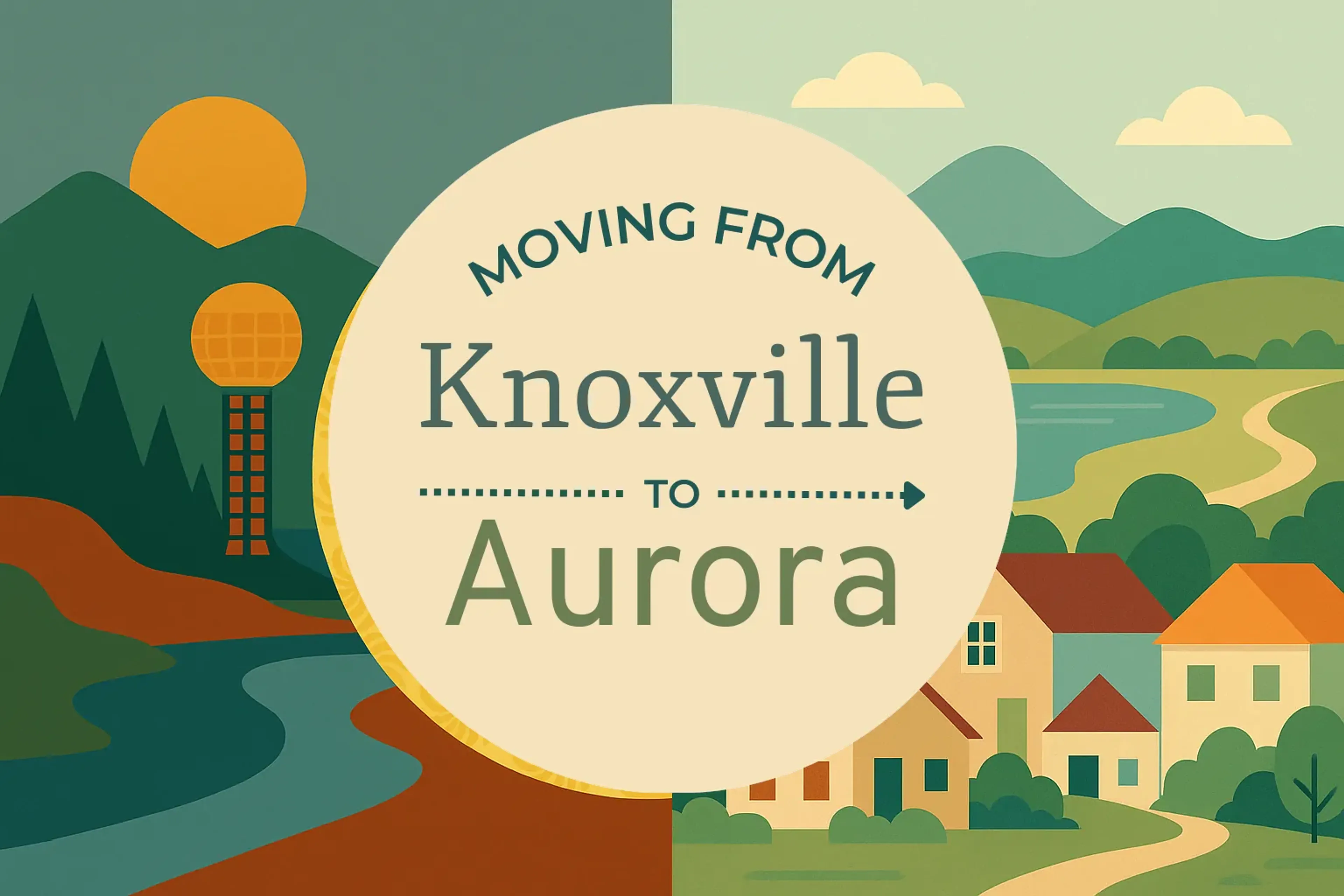 Side-by-side comparison of Knoxville to Aurora moving companies