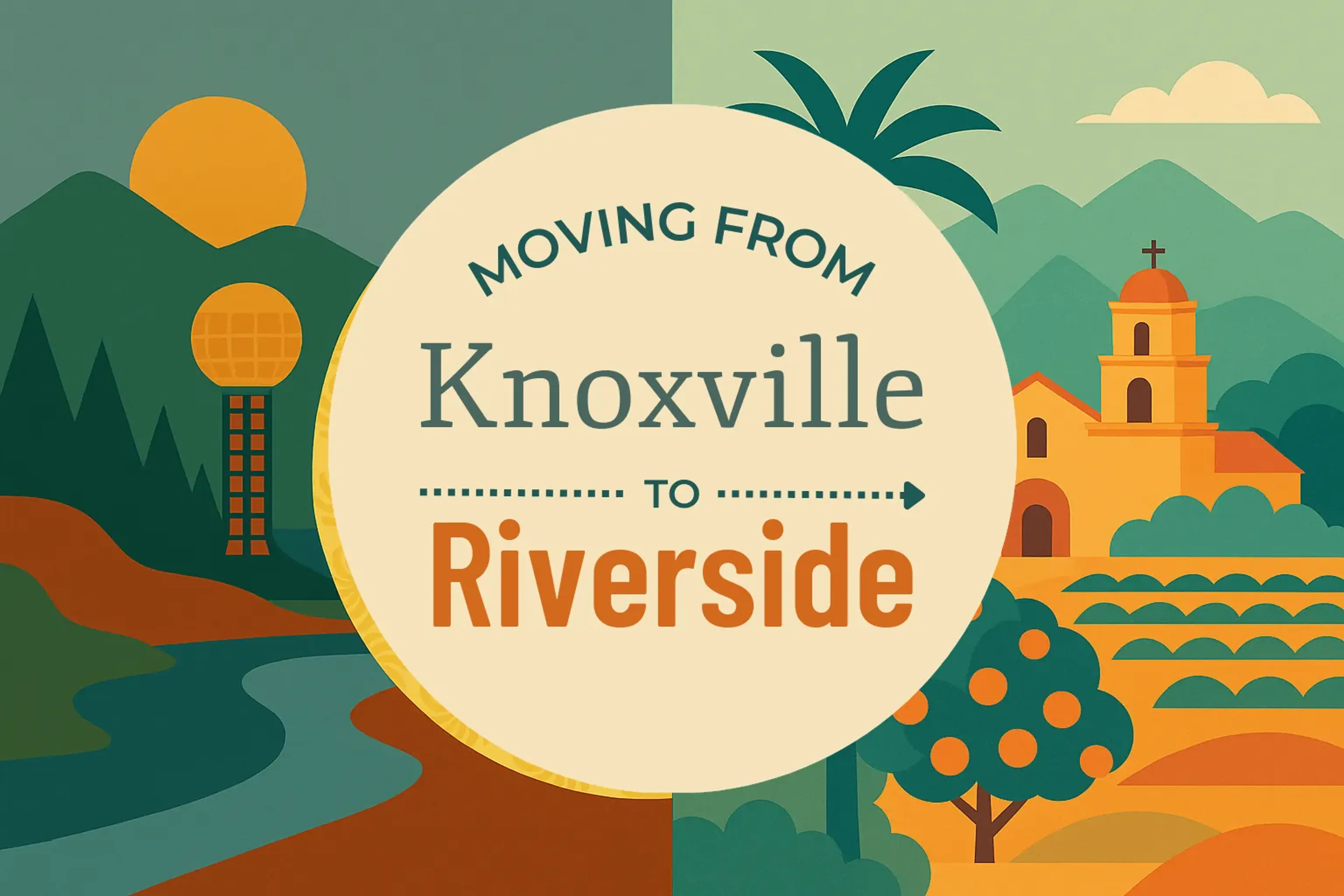Side-by-side comparison of Knoxville to Riverside moving companies
