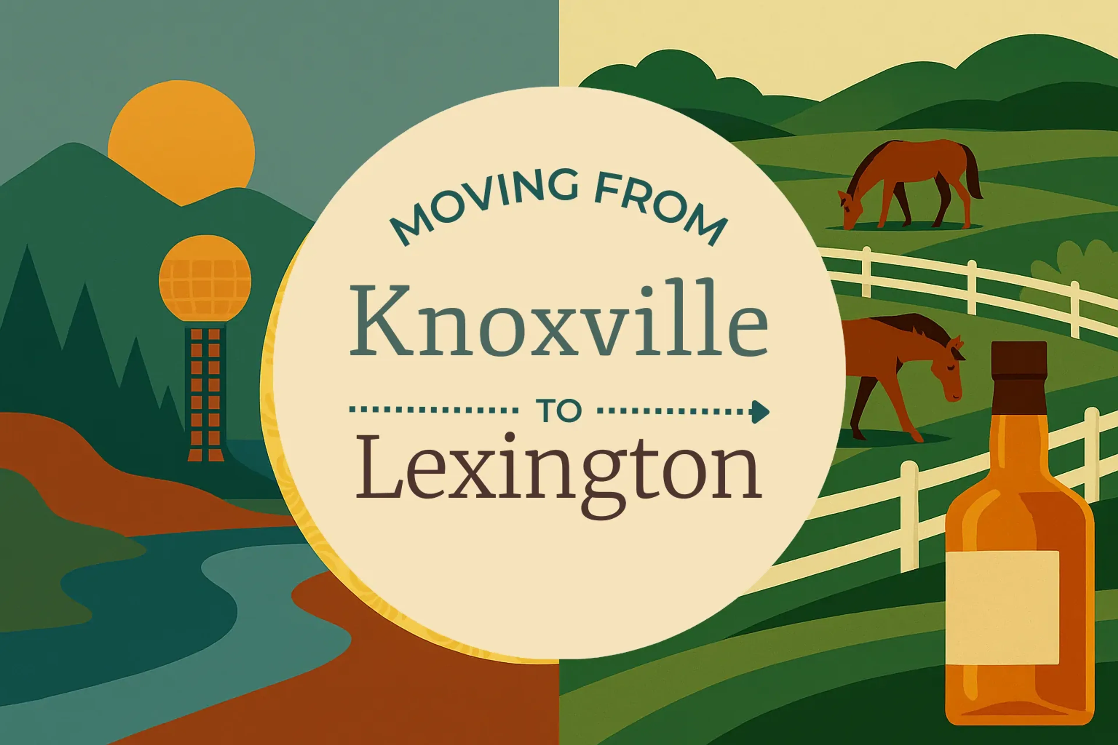 Side-by-side comparison of Knoxville to Lexington moving companies