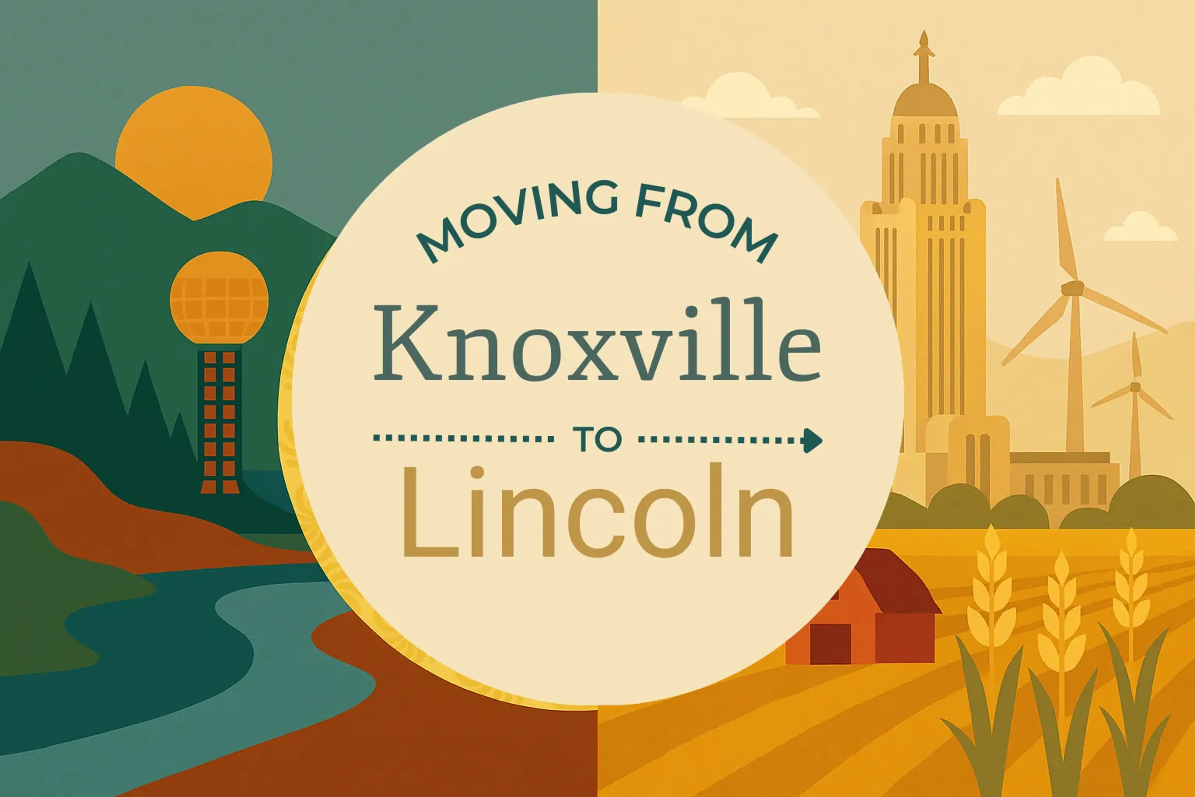 Side-by-side comparison of Knoxville to Lincoln moving companies