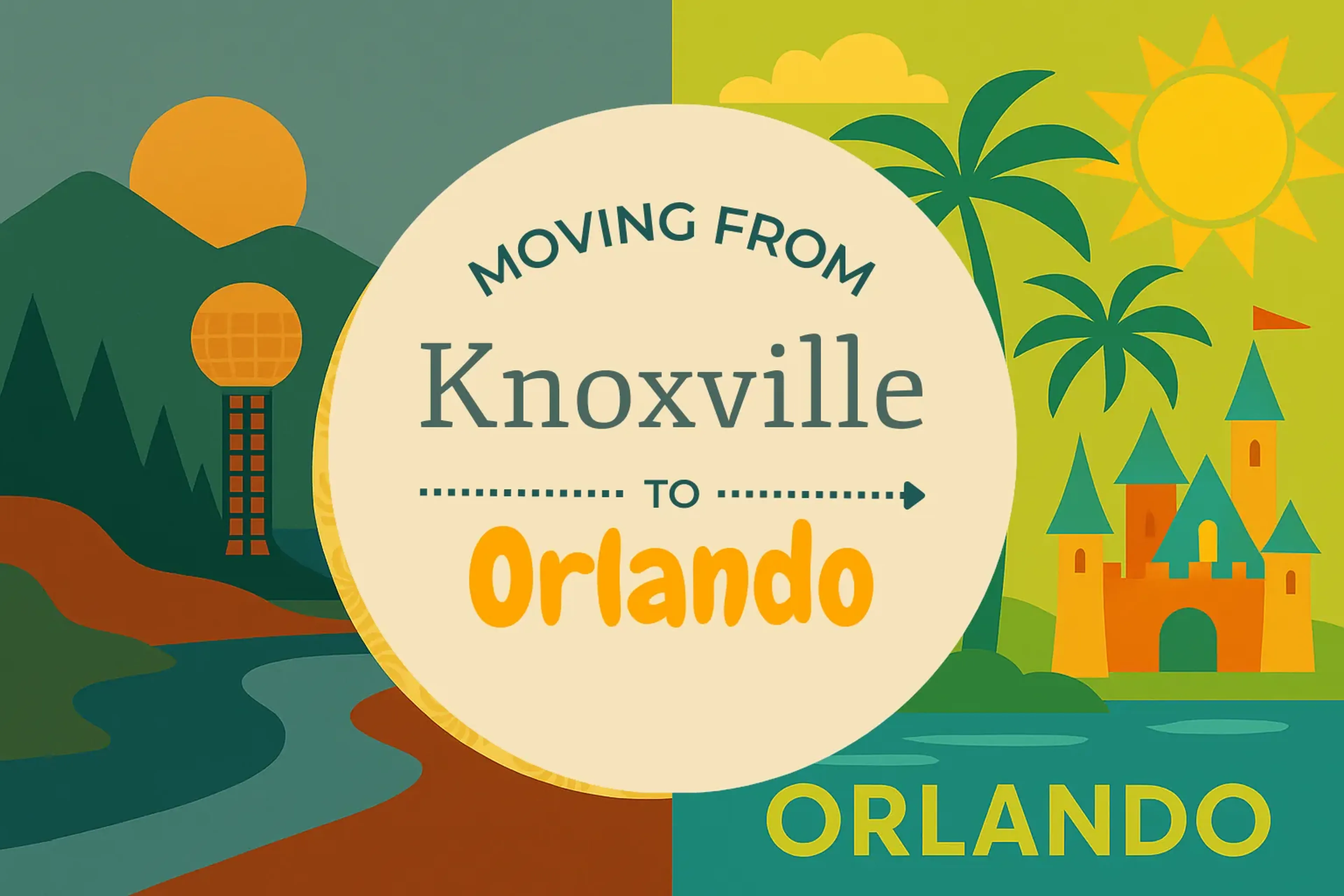 Side-by-side comparison of Knoxville to Orlando moving companies