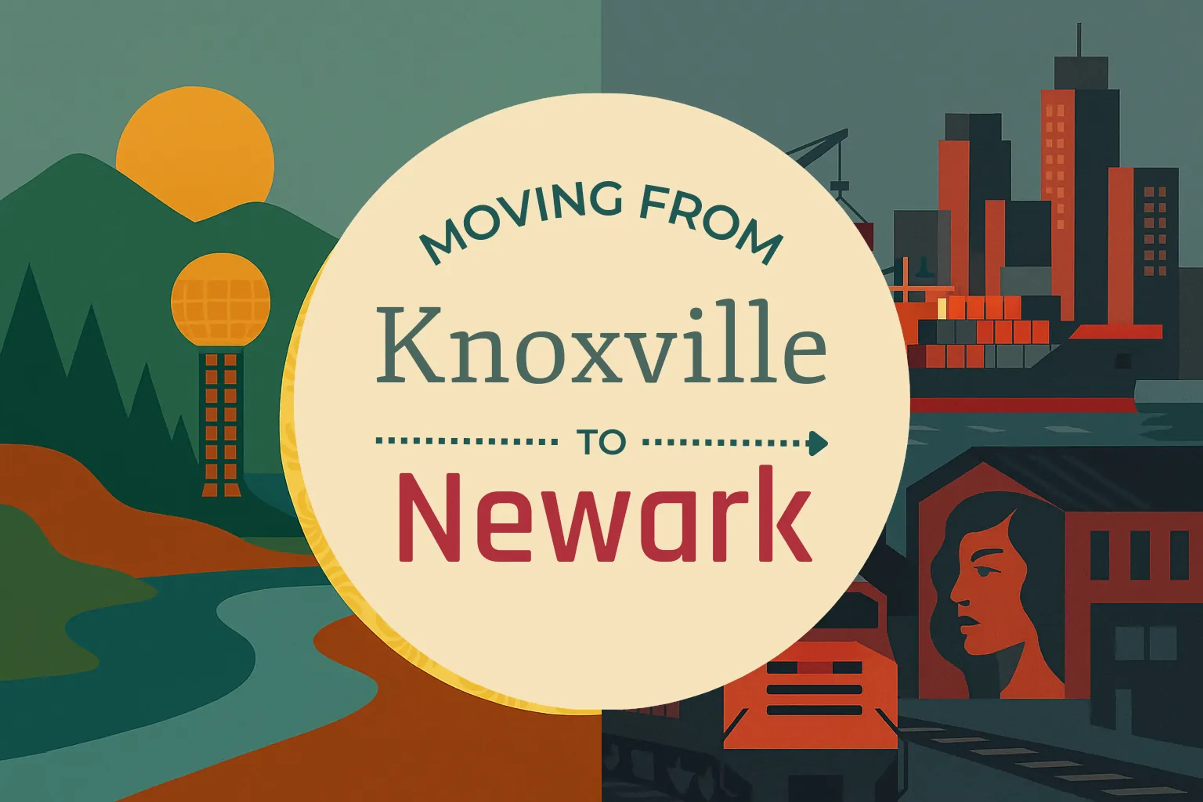 Side-by-side comparison of Knoxville to Newark moving companies