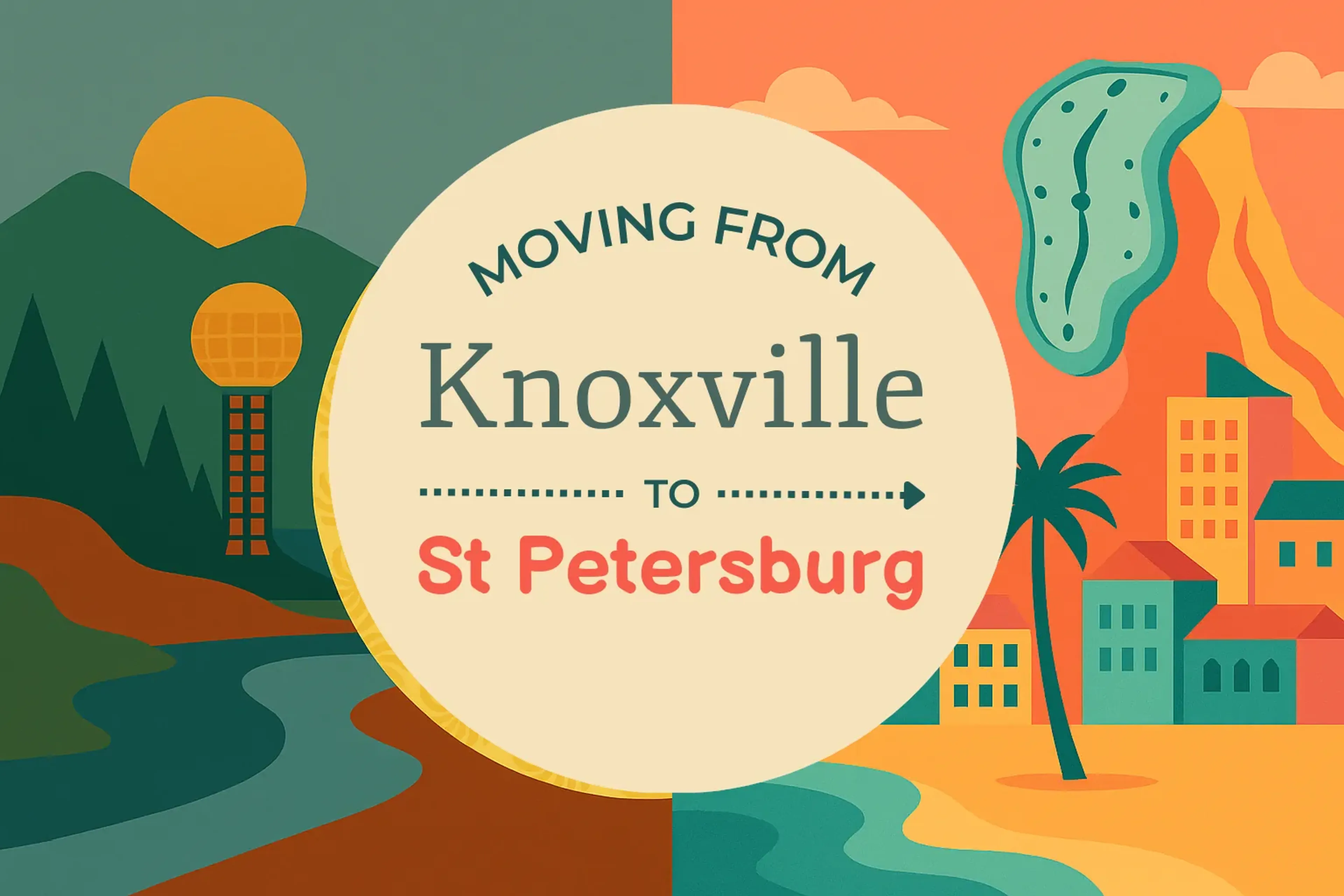 Side-by-side comparison of Knoxville to St. Petersburg moving companies