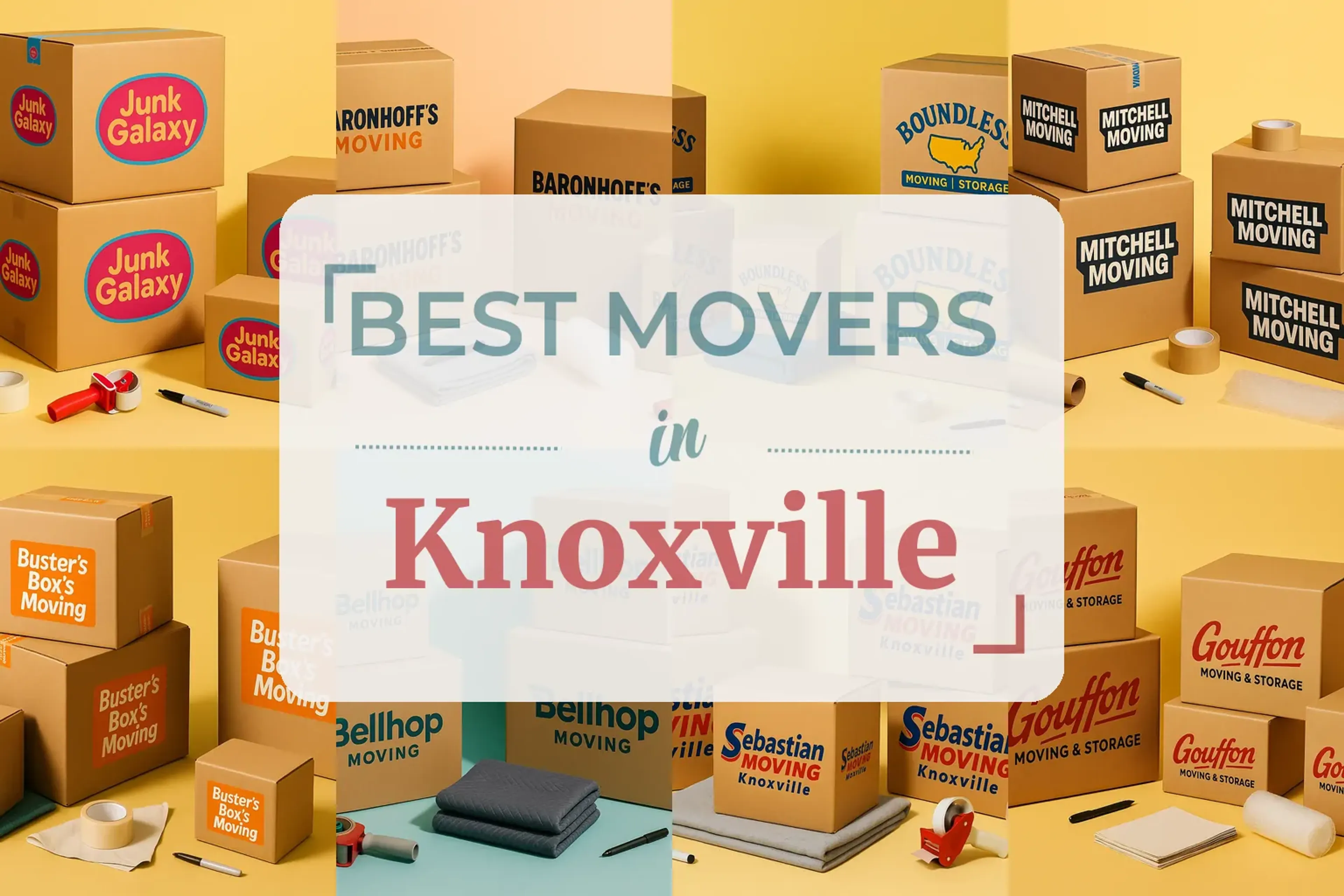 Side-by-side comparison of Knoxville moving companies