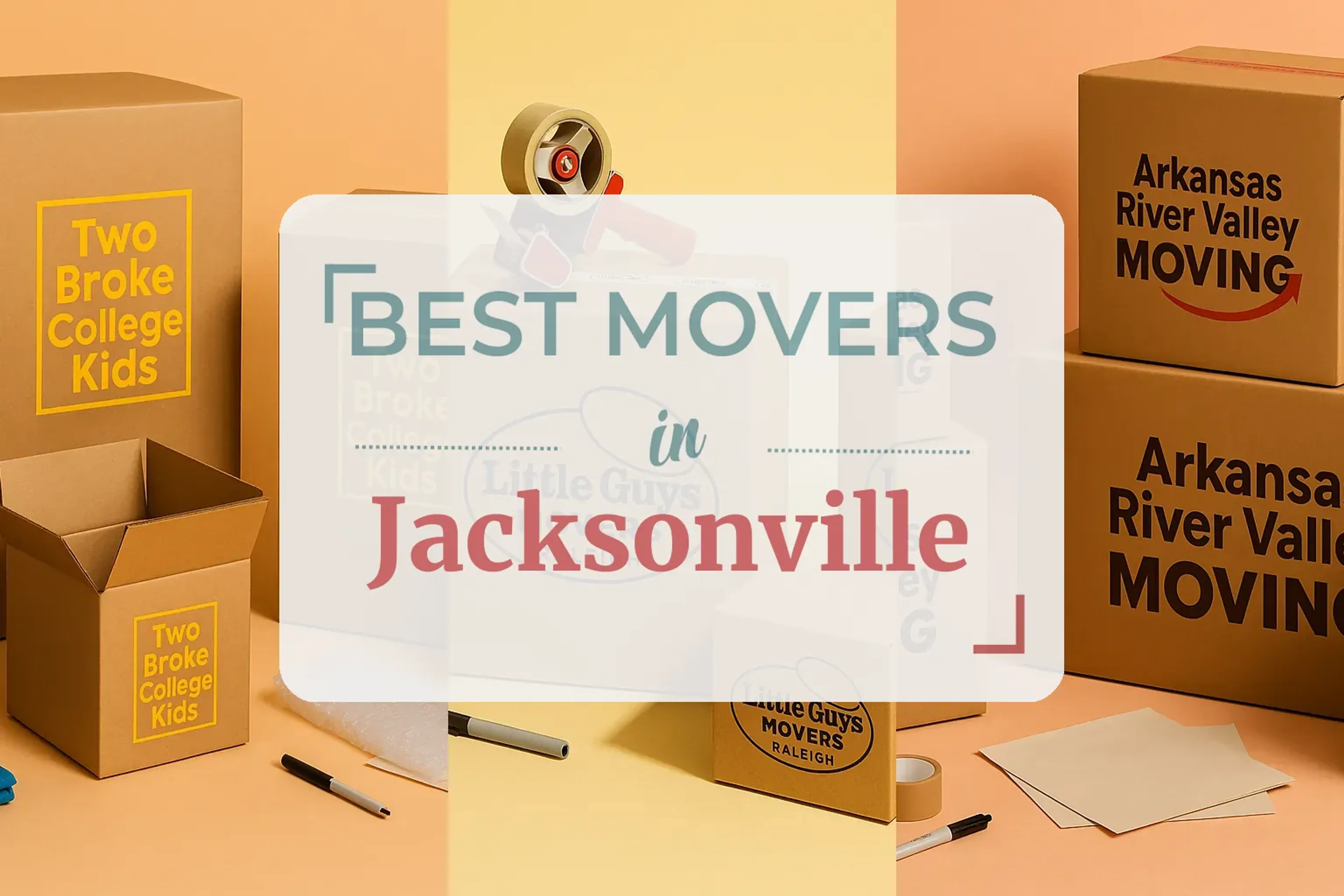 Side-by-side comparison of Jacksonville moving companies