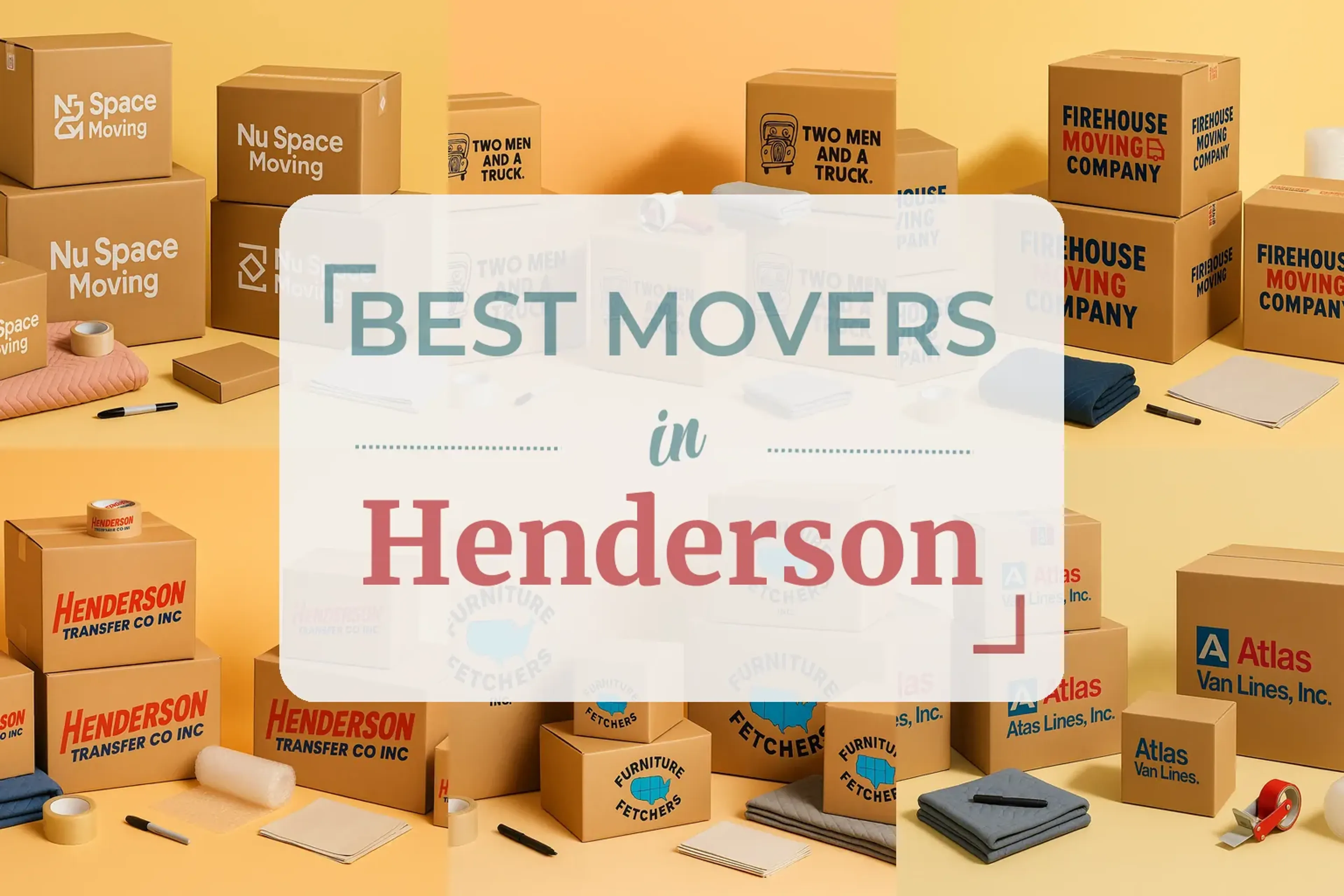 Side-by-side comparison of Henderson moving companies