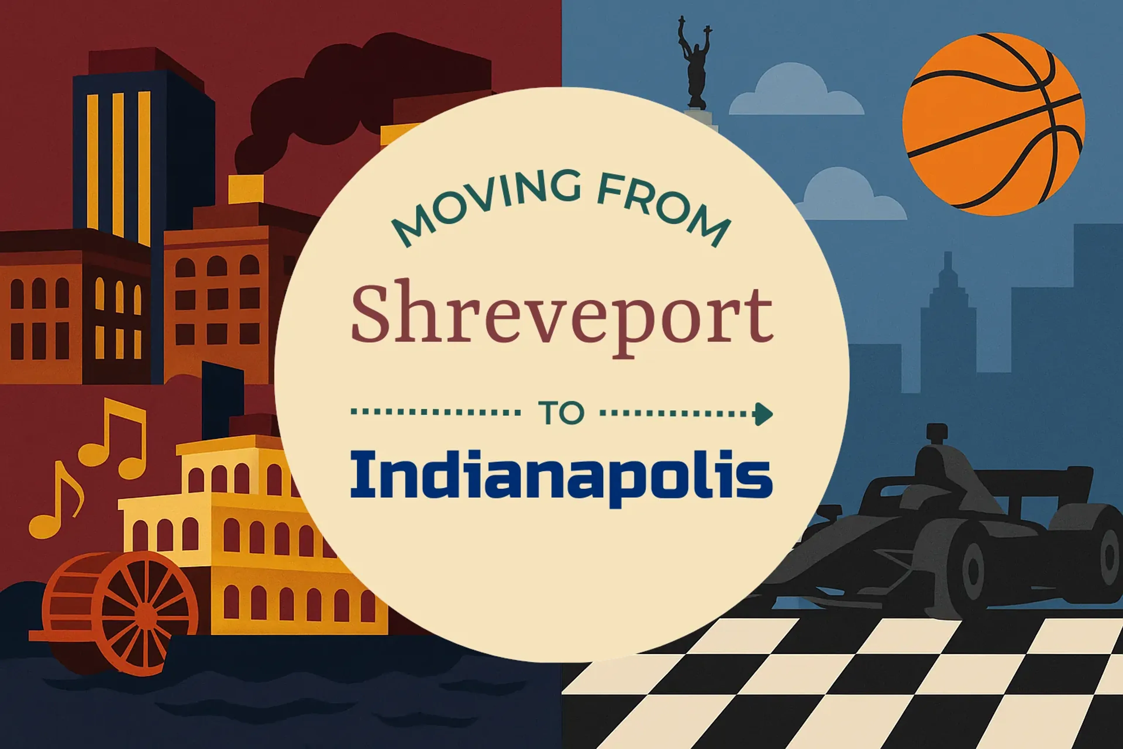Side-by-side comparison of Shreveport to Indianapolis moving companies