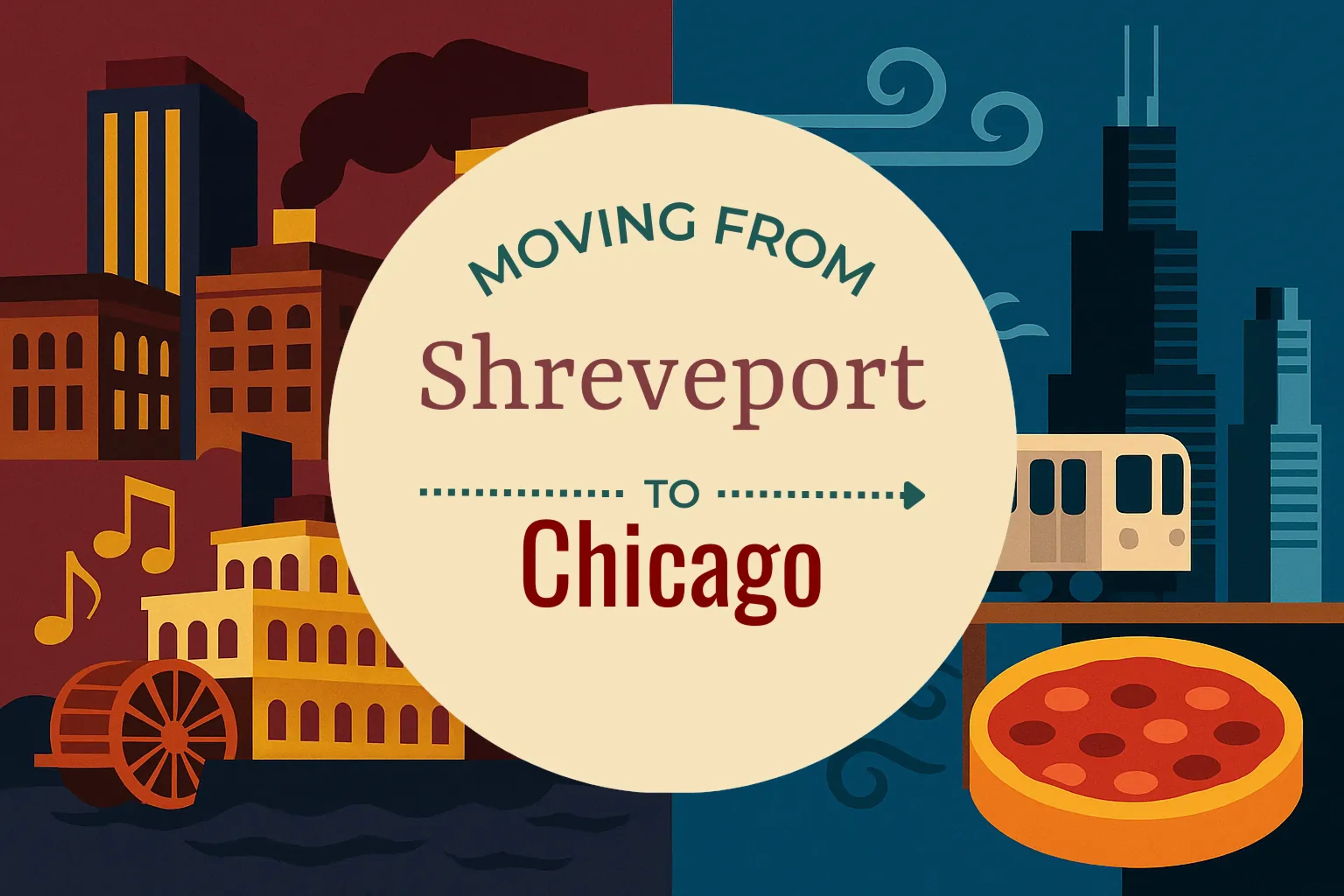 Side-by-side comparison of Shreveport to Chicago moving companies