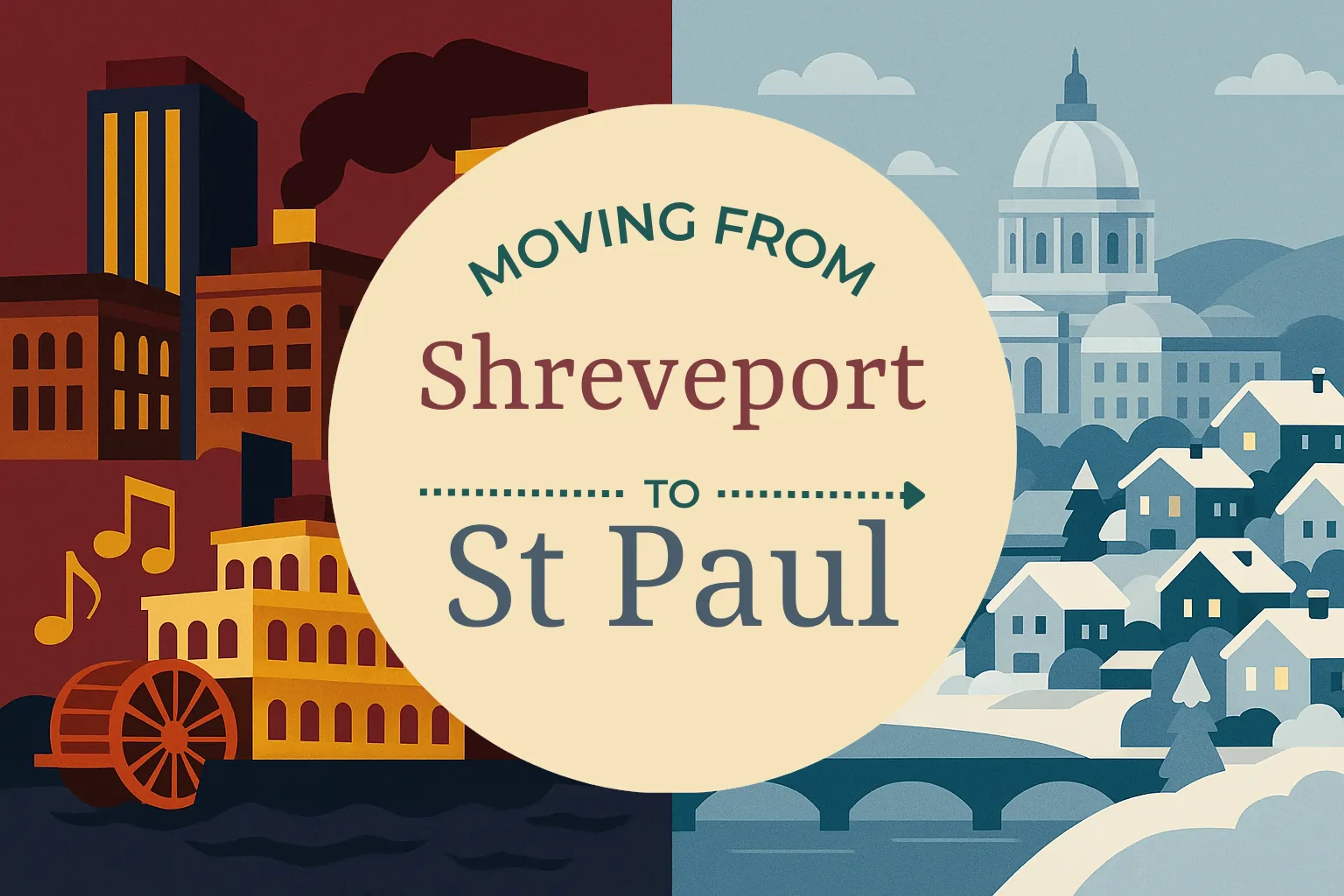 Side-by-side comparison of Shreveport to St. Paul moving companies