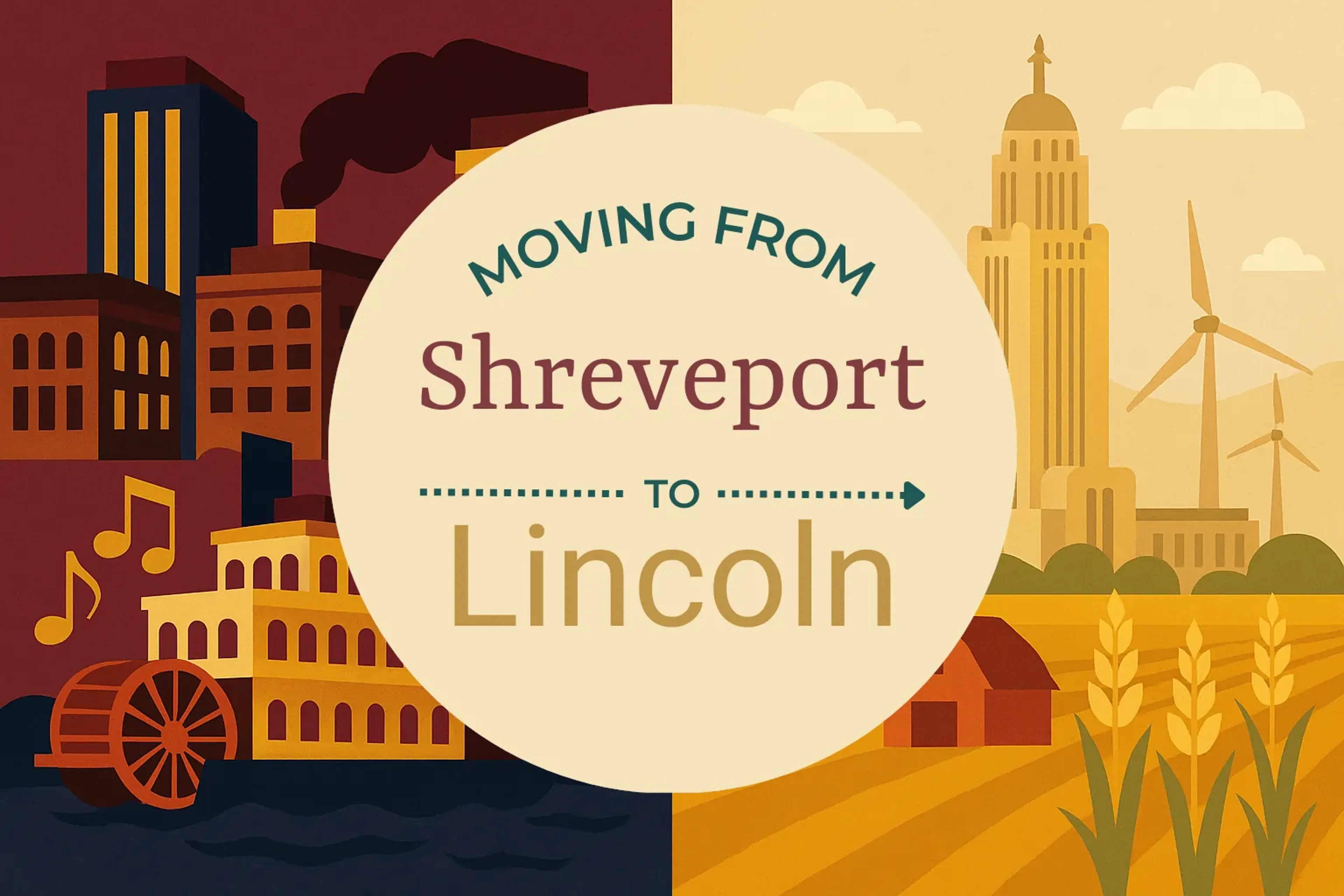 Side-by-side comparison of Shreveport to Lincoln moving companies