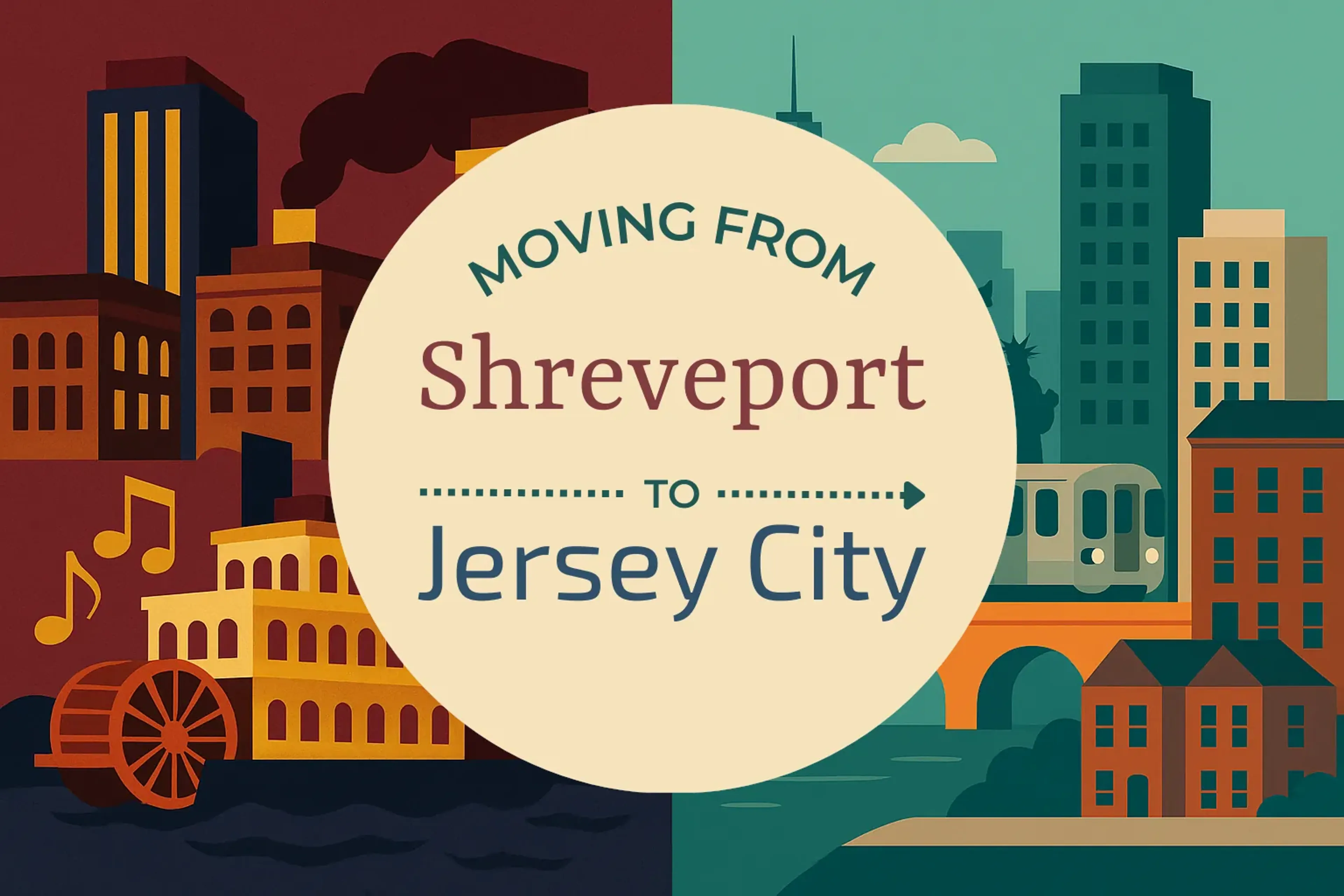 Side-by-side comparison of Shreveport to Jersey City moving companies