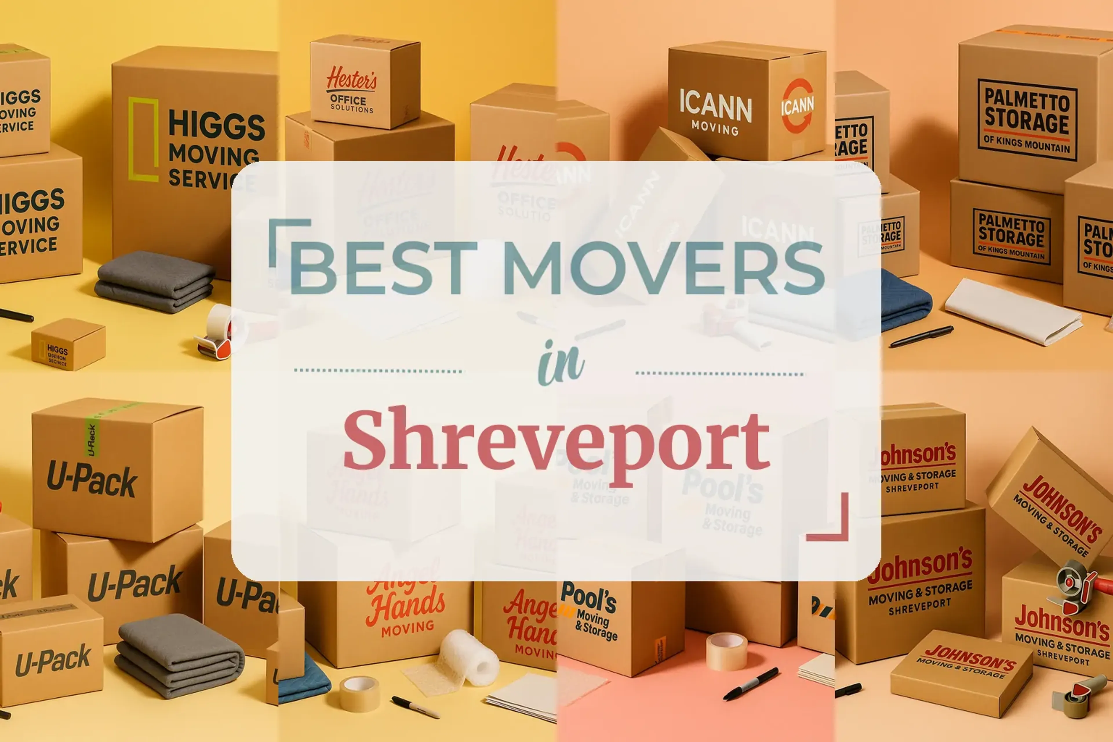 Side-by-side comparison of Shreveport moving companies