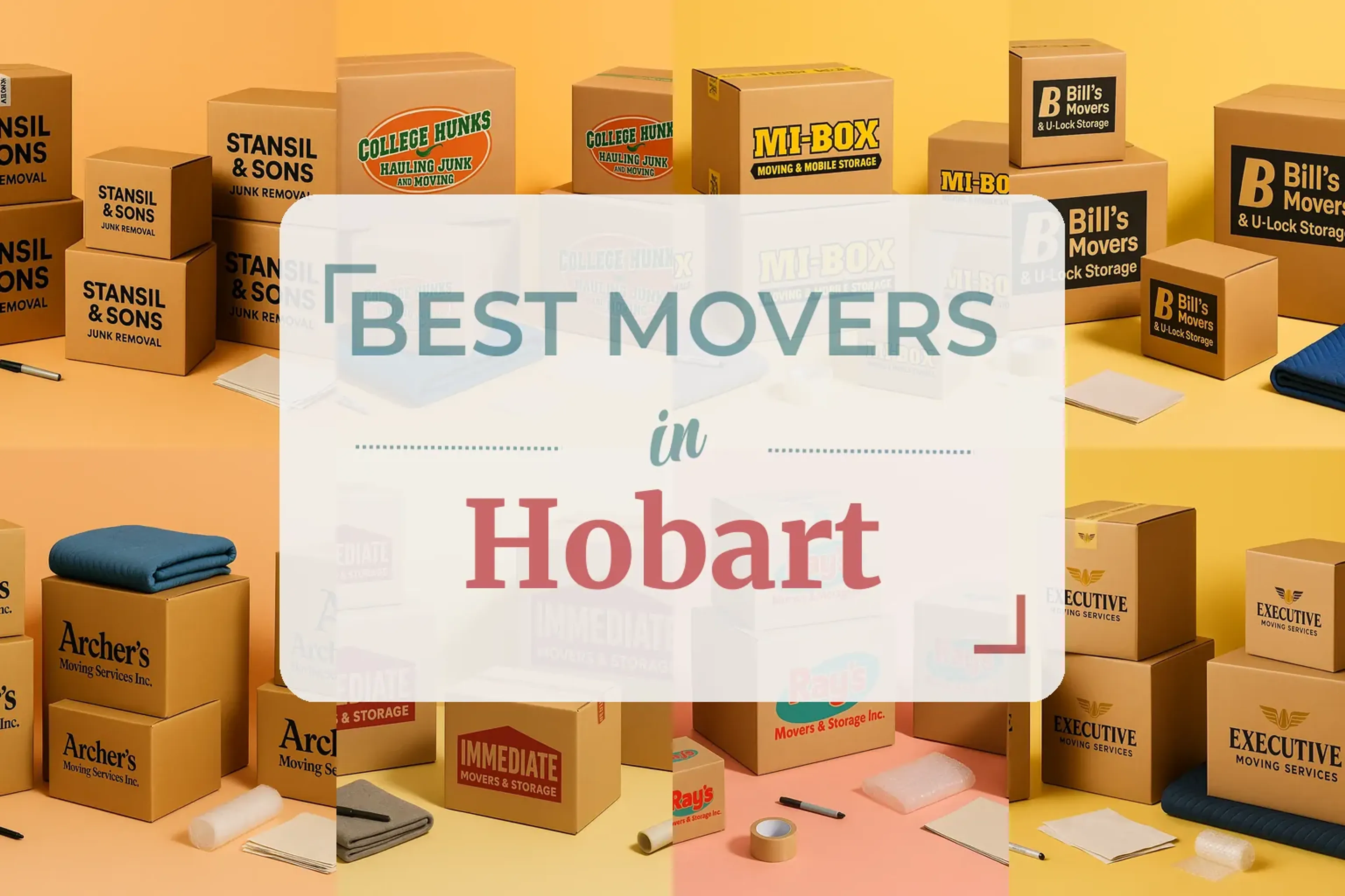 Side-by-side comparison of Hobart moving companies