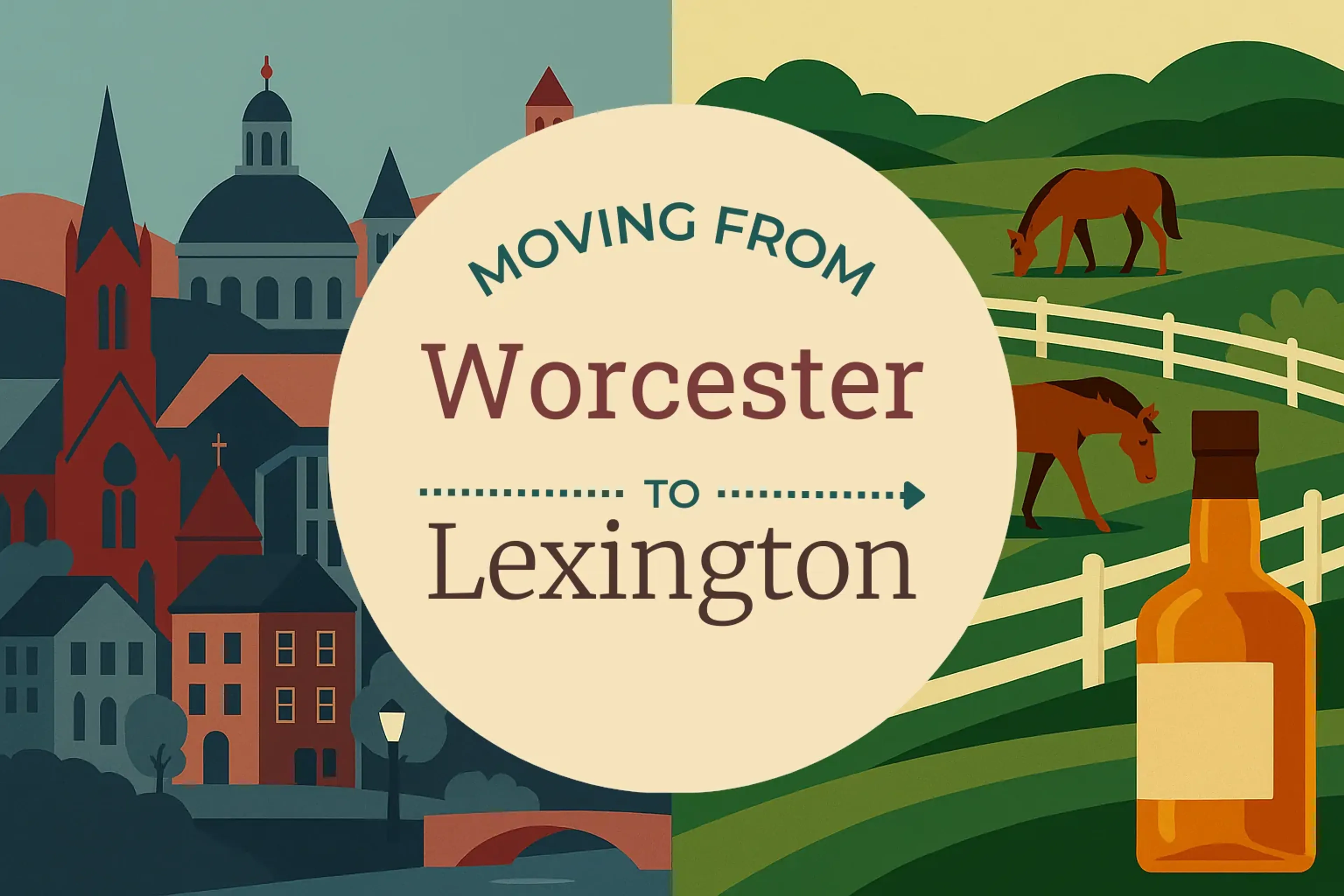 Side-by-side comparison of Worcester to Lexington moving companies