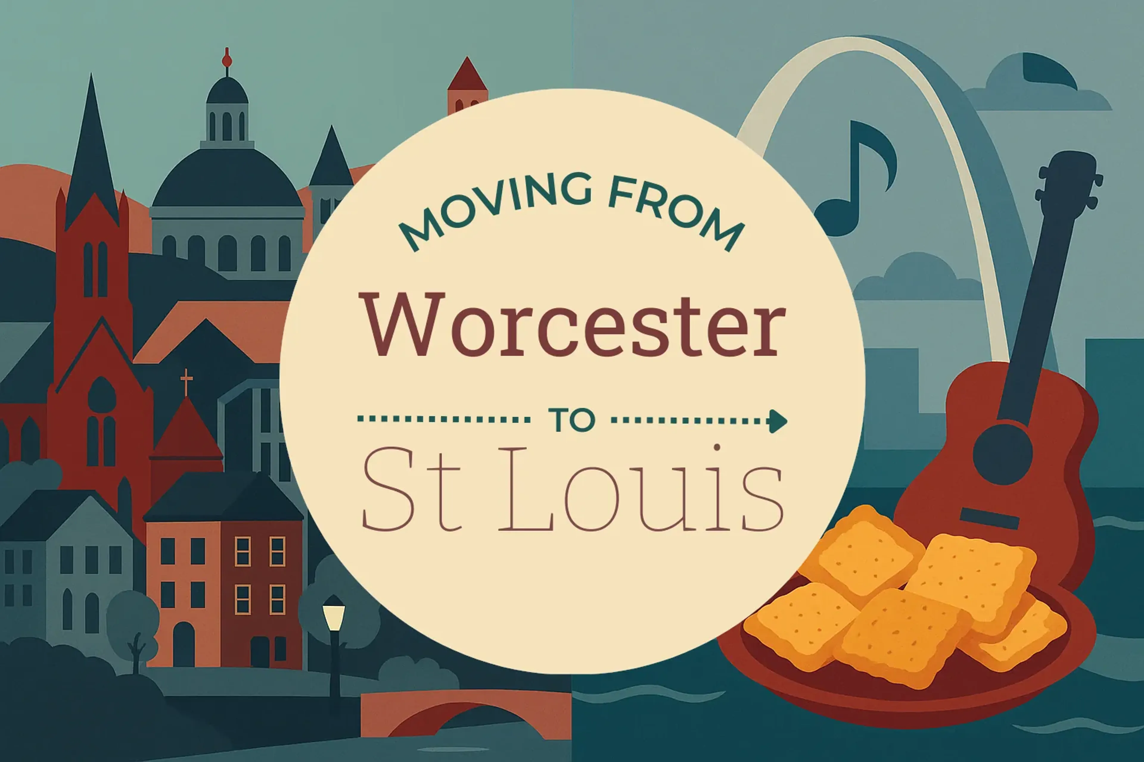 Side-by-side comparison of Worcester to St. Louis moving companies