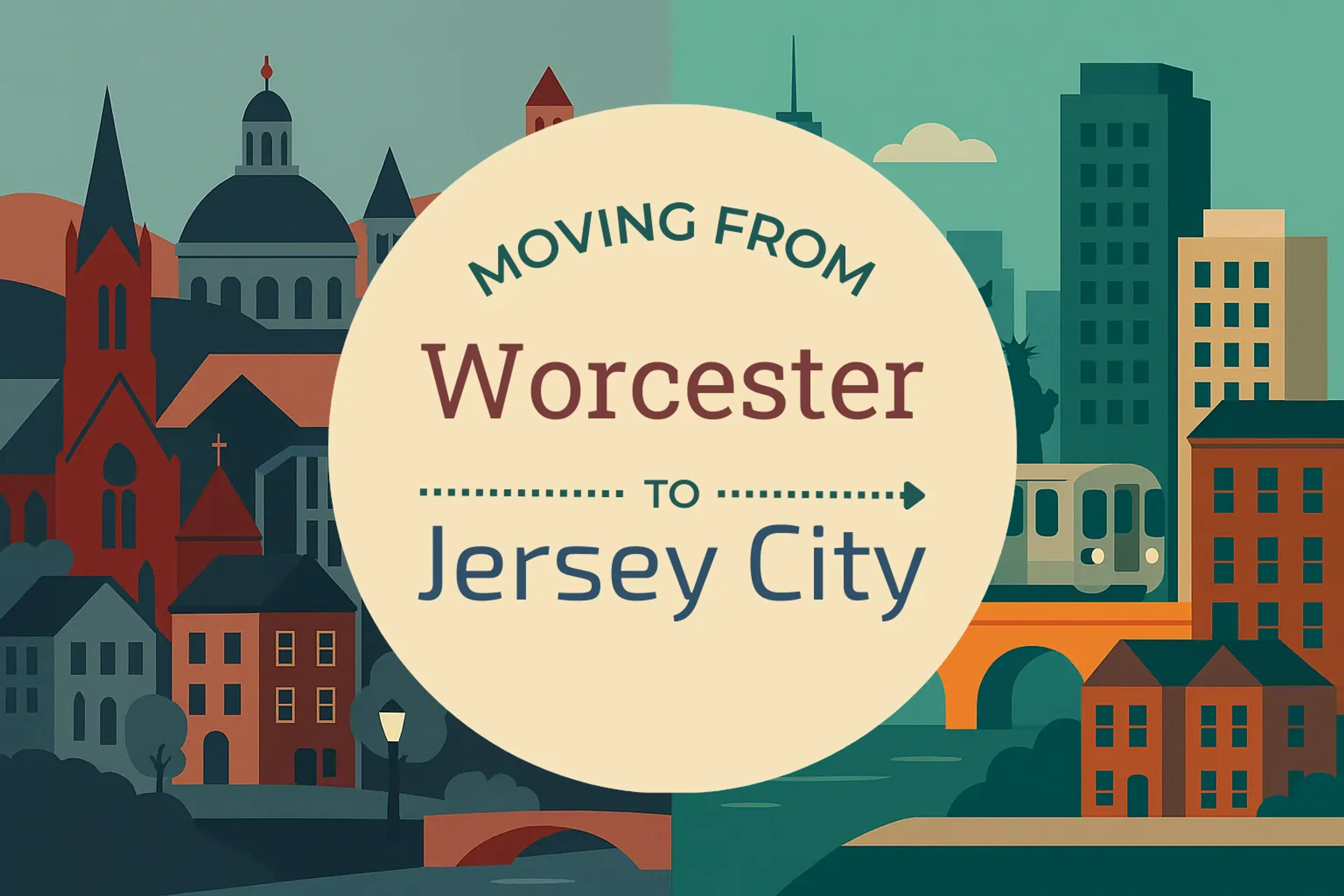 Side-by-side comparison of Worcester to Jersey City moving companies