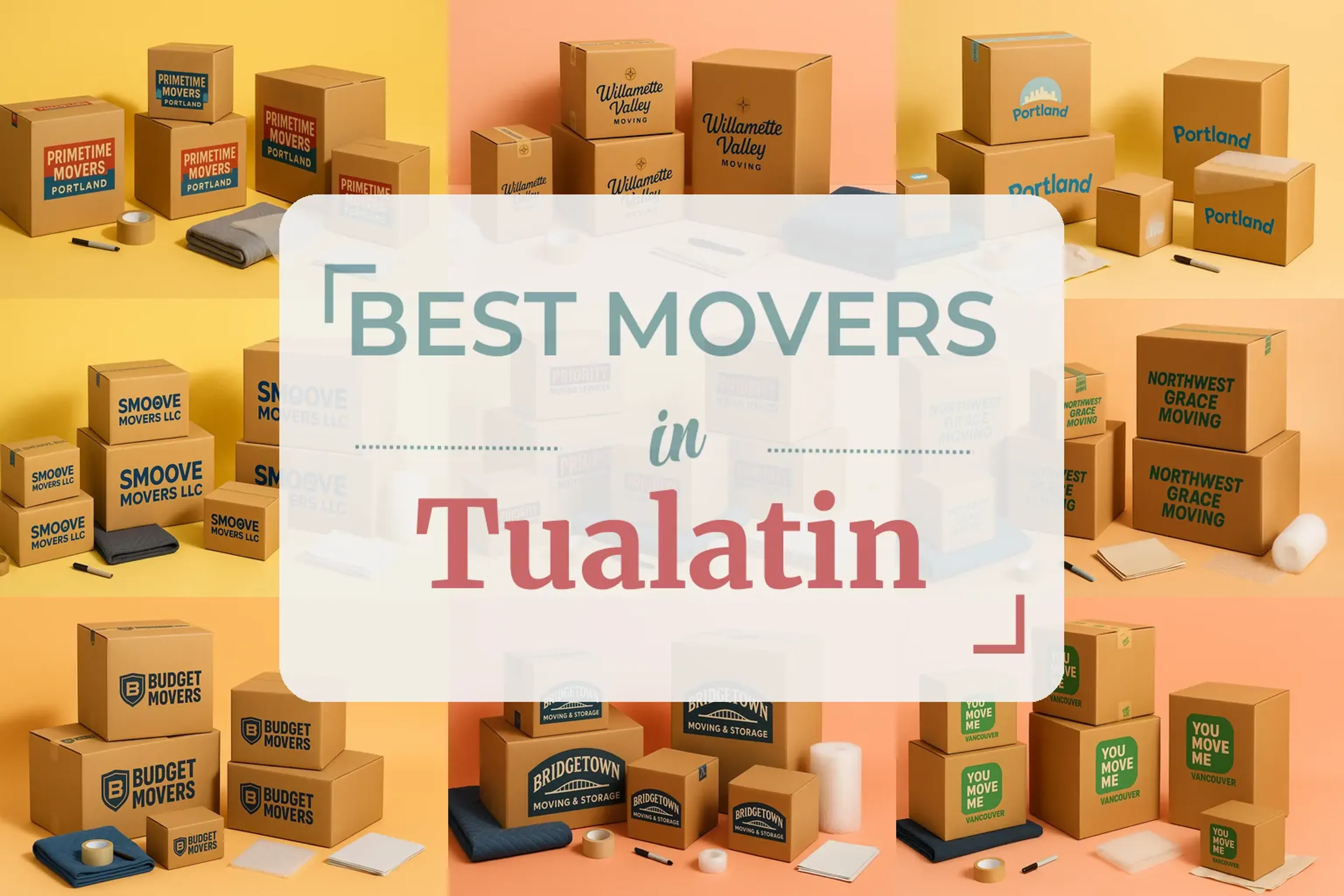 Side-by-side comparison of Tualatin moving companies