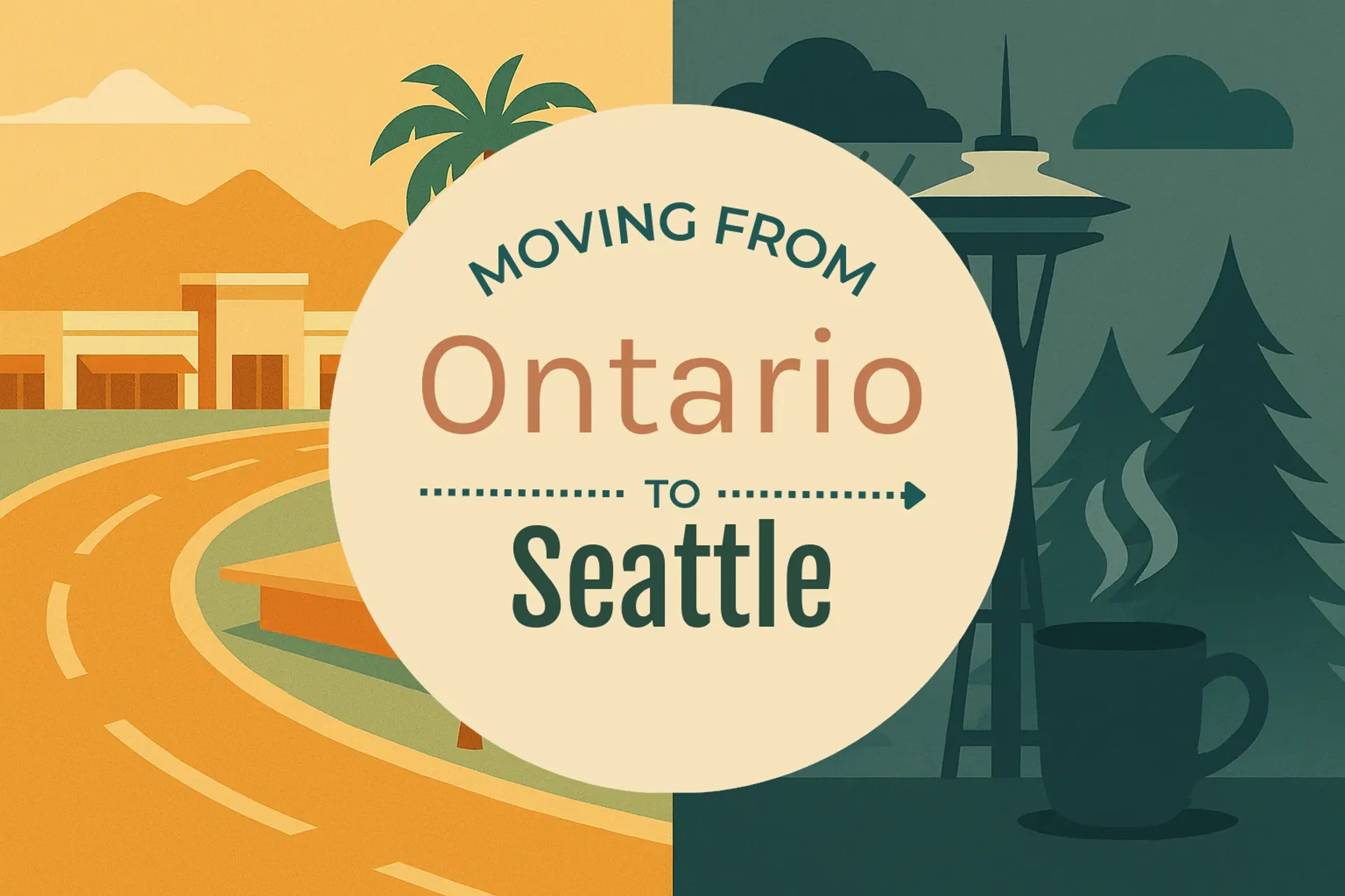 Side-by-side comparison of Ontario to Seattle moving companies