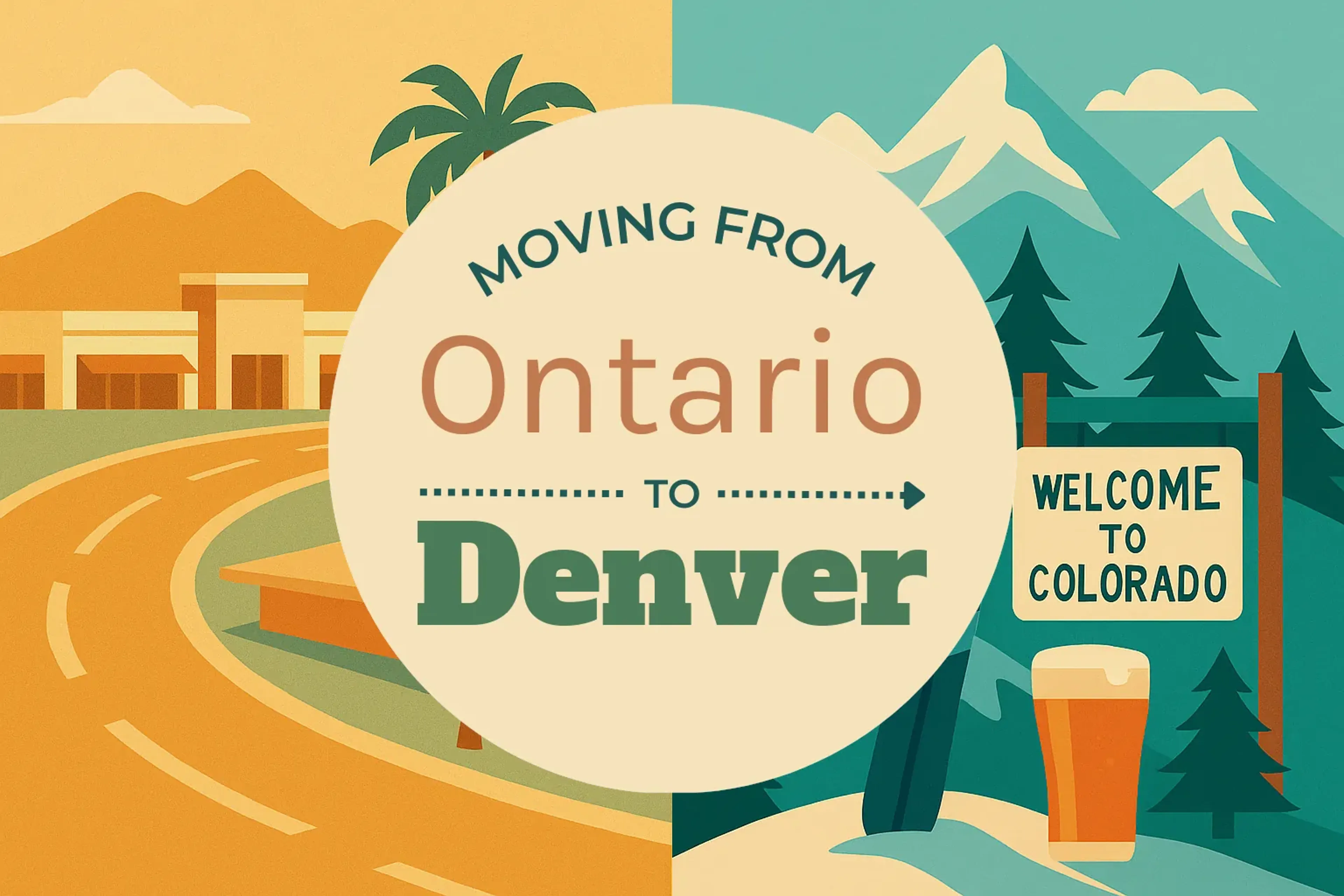 Side-by-side comparison of Ontario to Denver moving companies
