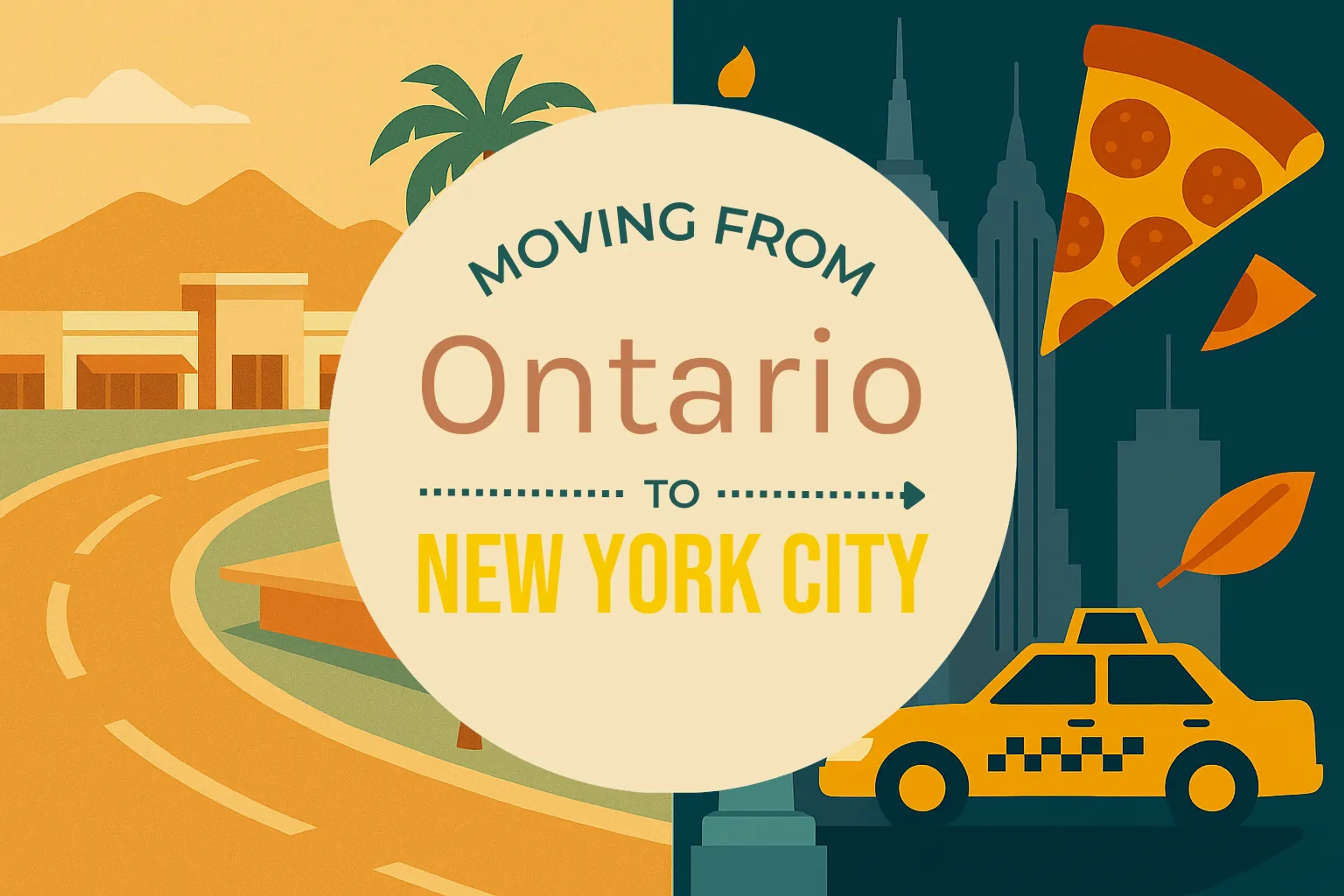 Side-by-side comparison of Ontario to New York City moving companies
