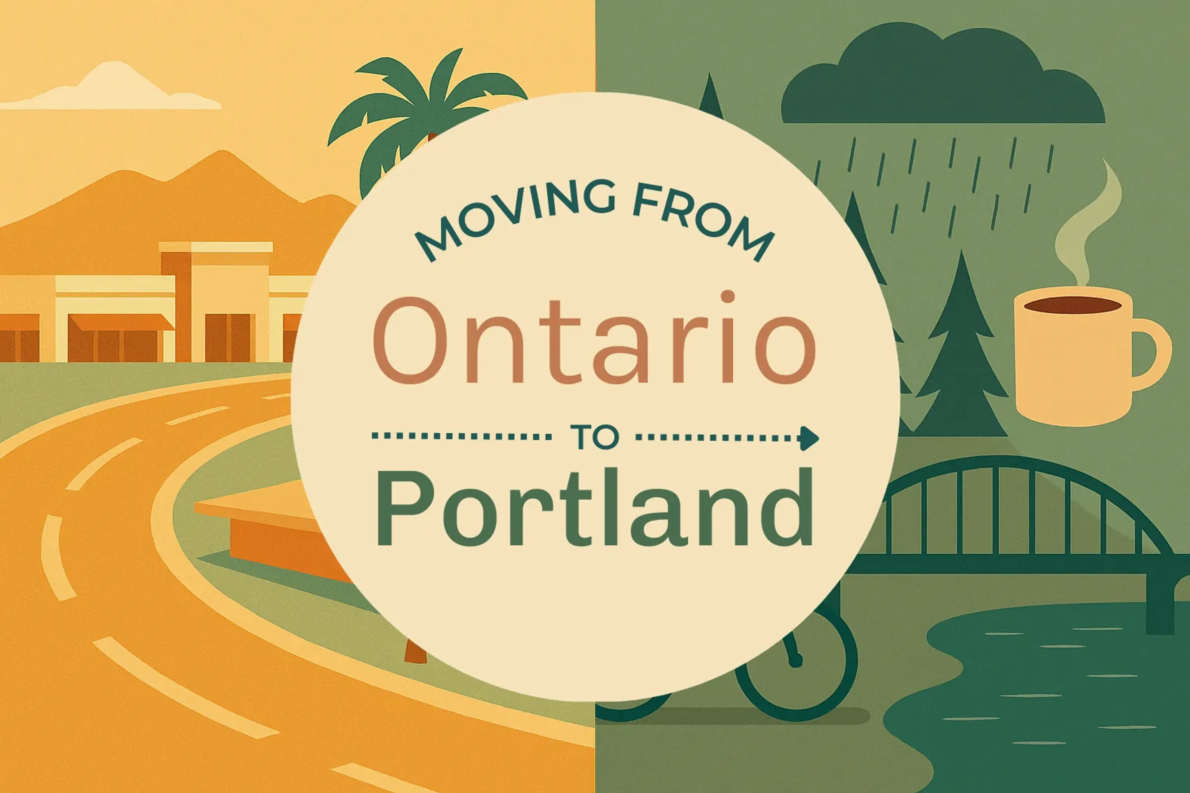 Side-by-side comparison of Ontario to Portland moving companies