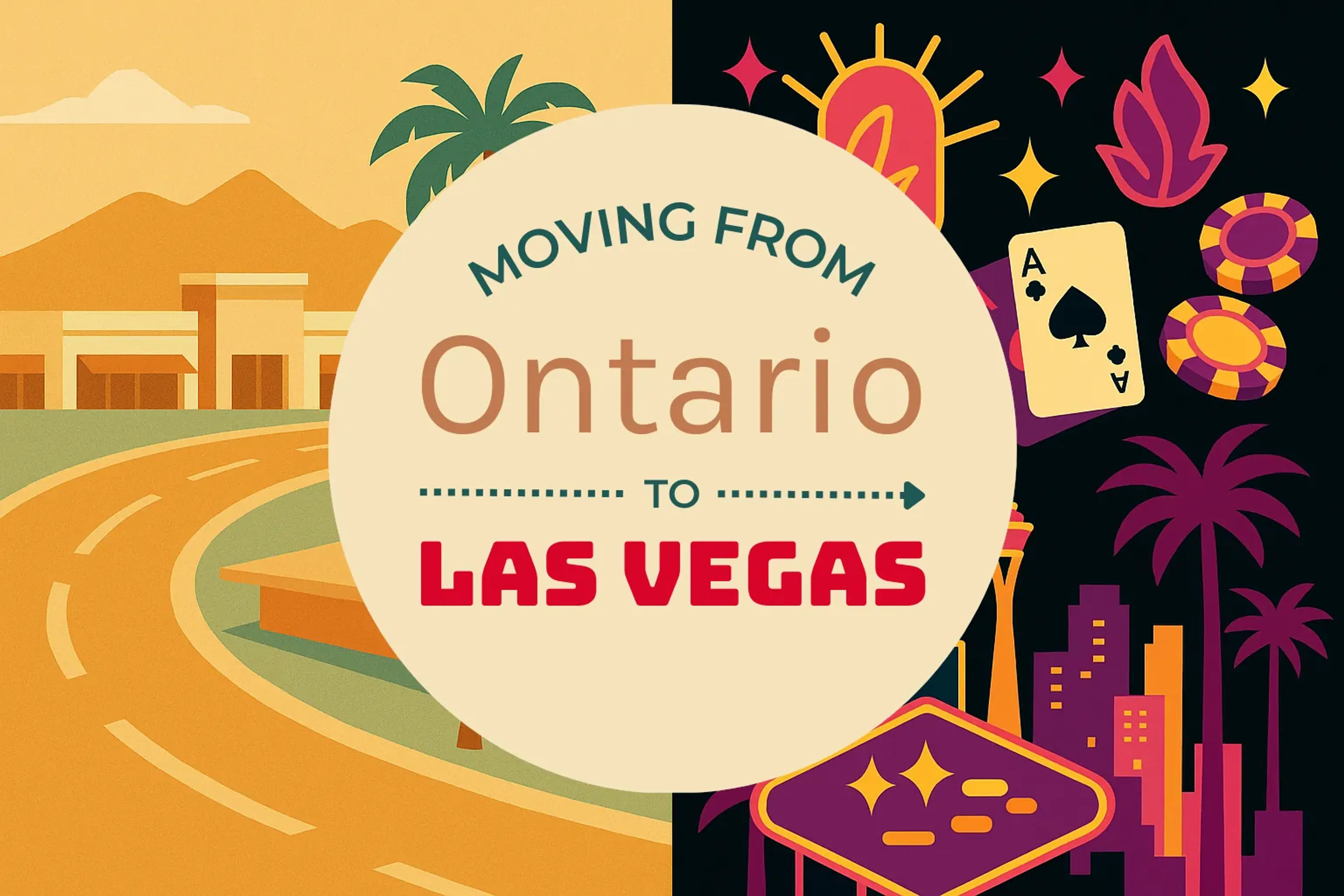 Side-by-side comparison of Ontario to Las Vegas moving companies