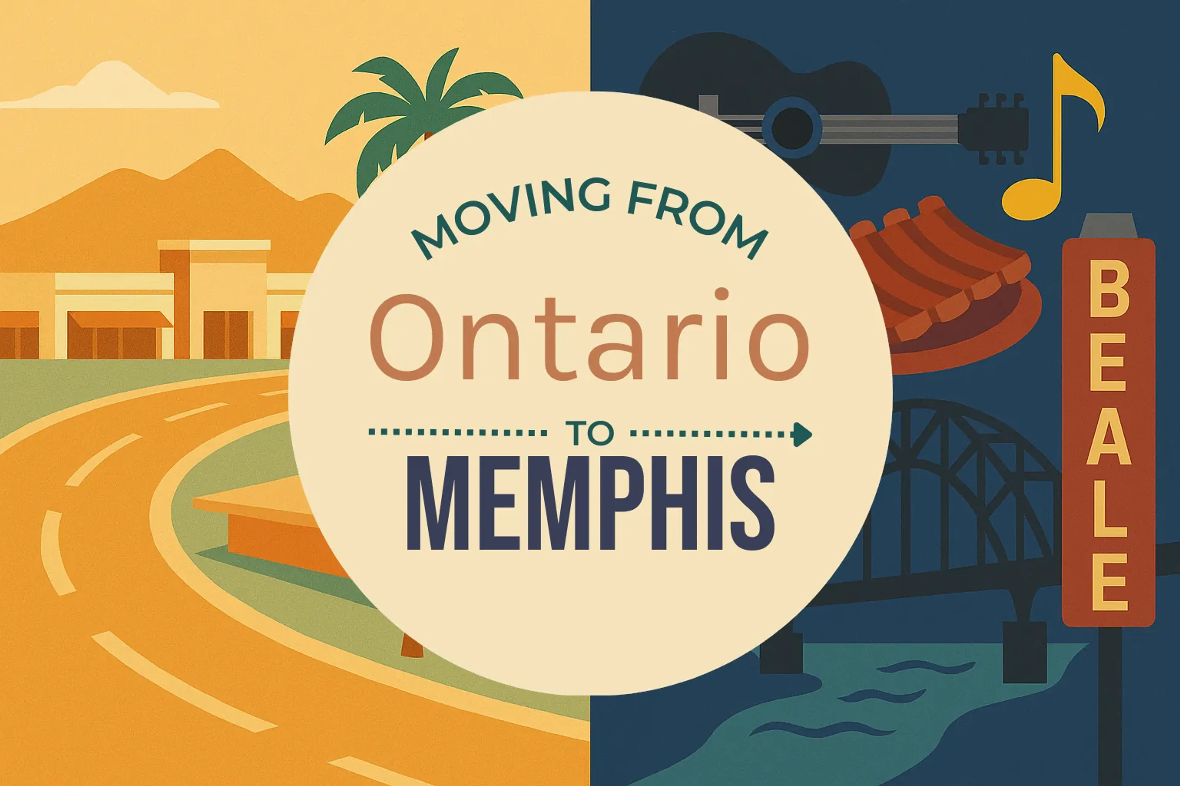Side-by-side comparison of Ontario to Memphis moving companies