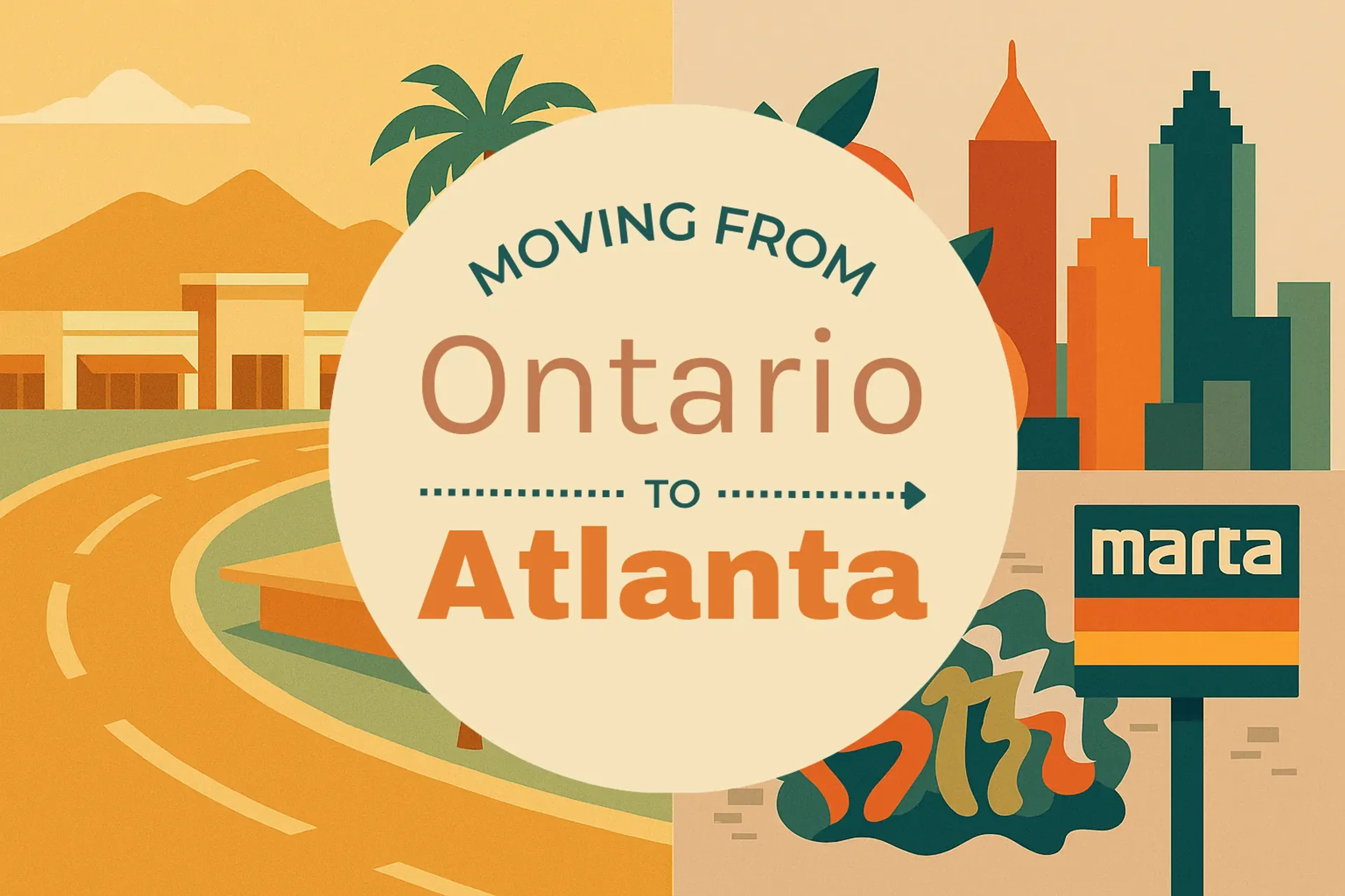 Side-by-side comparison of Ontario to Atlanta moving companies