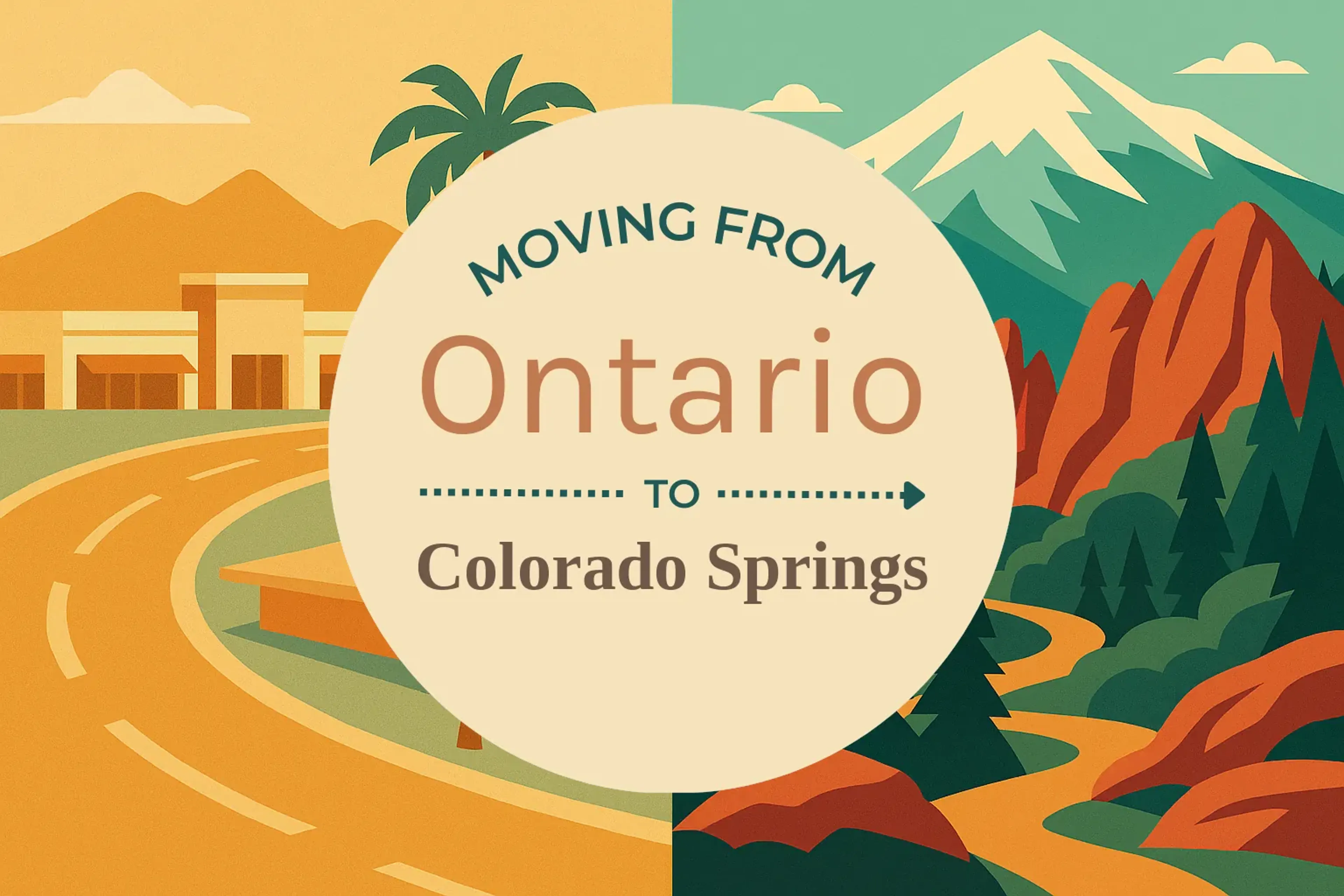 Side-by-side comparison of Ontario to Colorado Springs moving companies