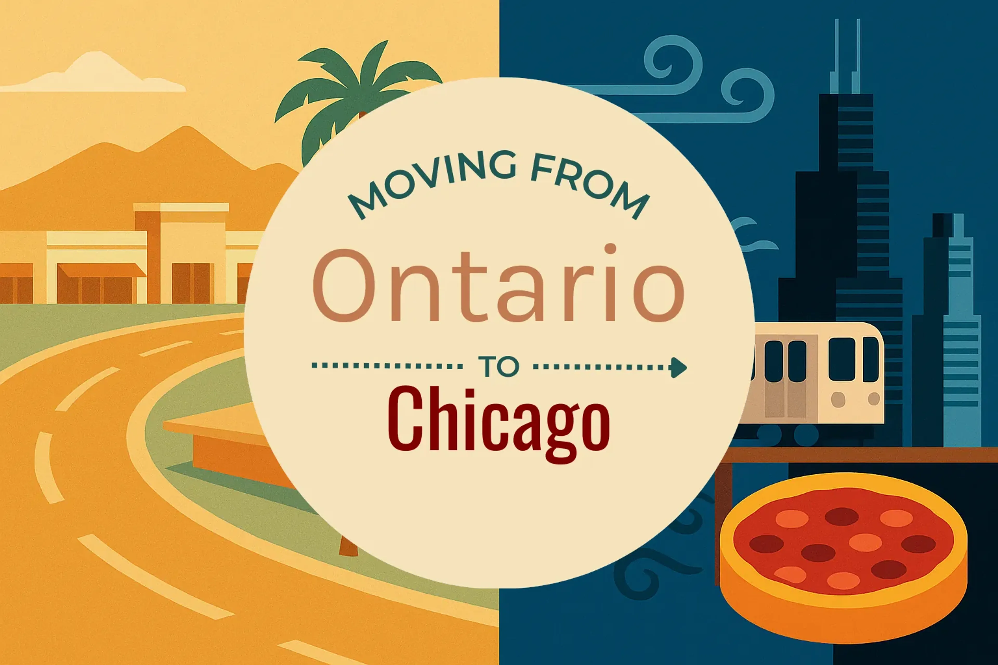 Side-by-side comparison of Ontario to Chicago moving companies
