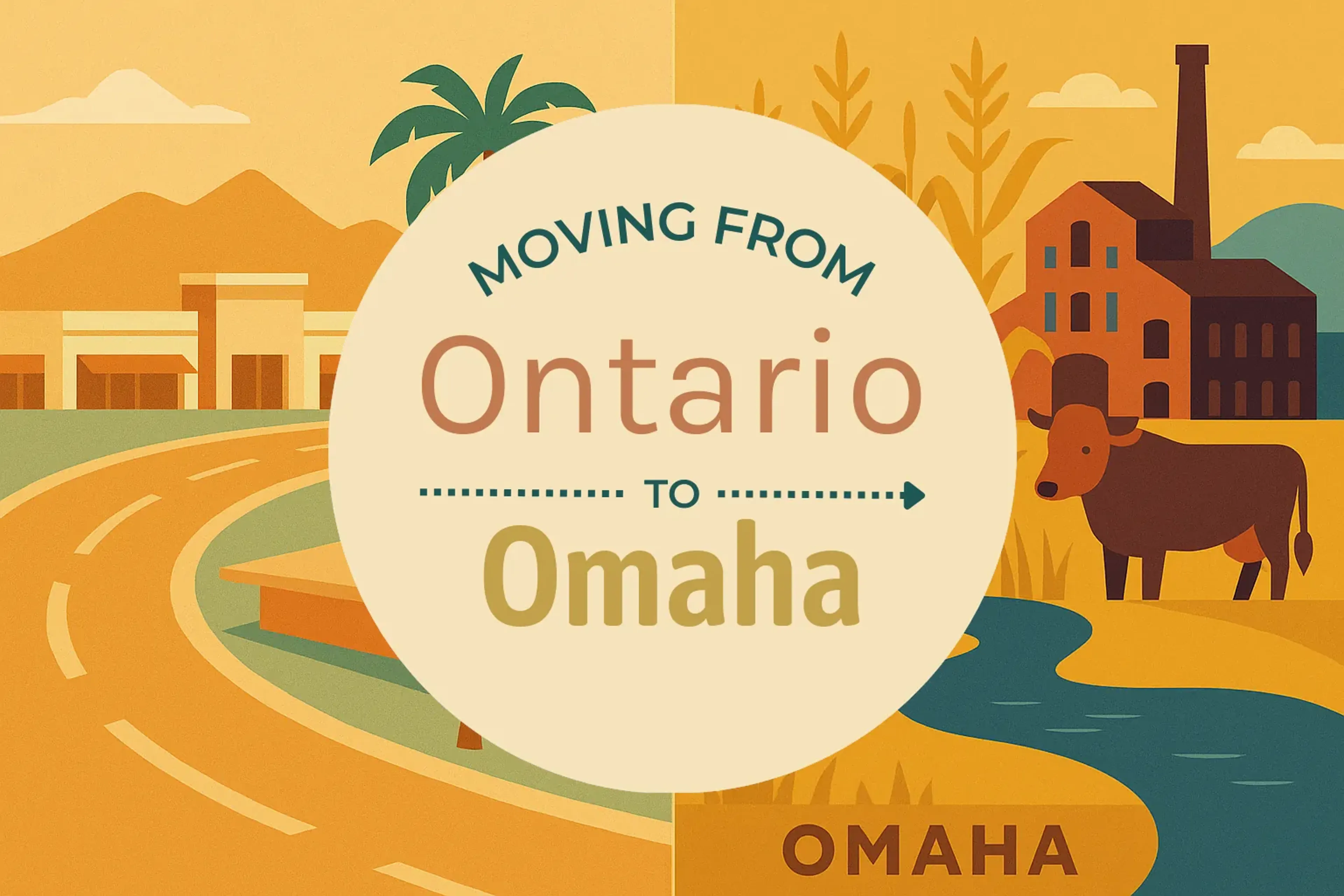 Side-by-side comparison of Ontario to Omaha moving companies