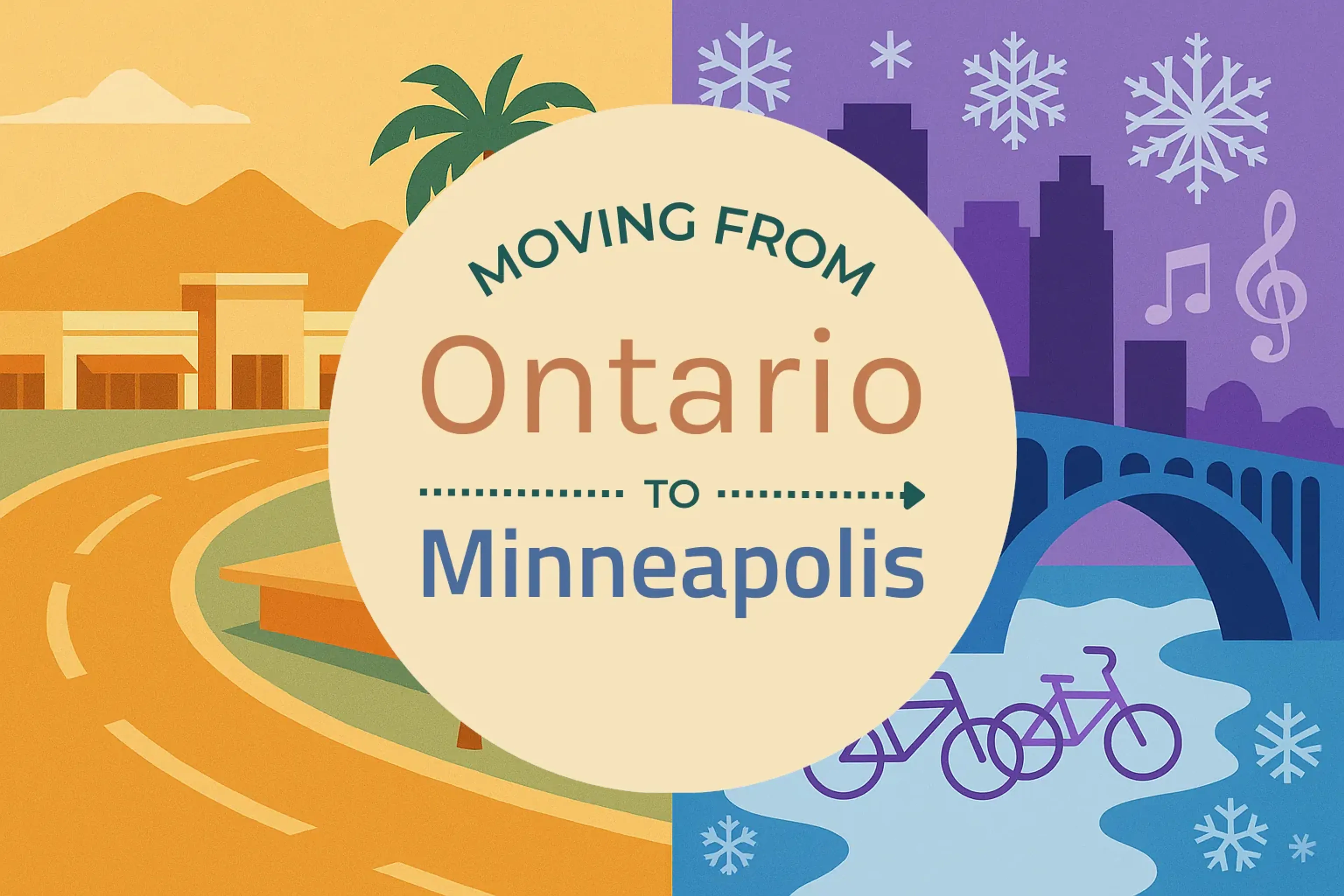 Side-by-side comparison of Ontario to Minneapolis moving companies