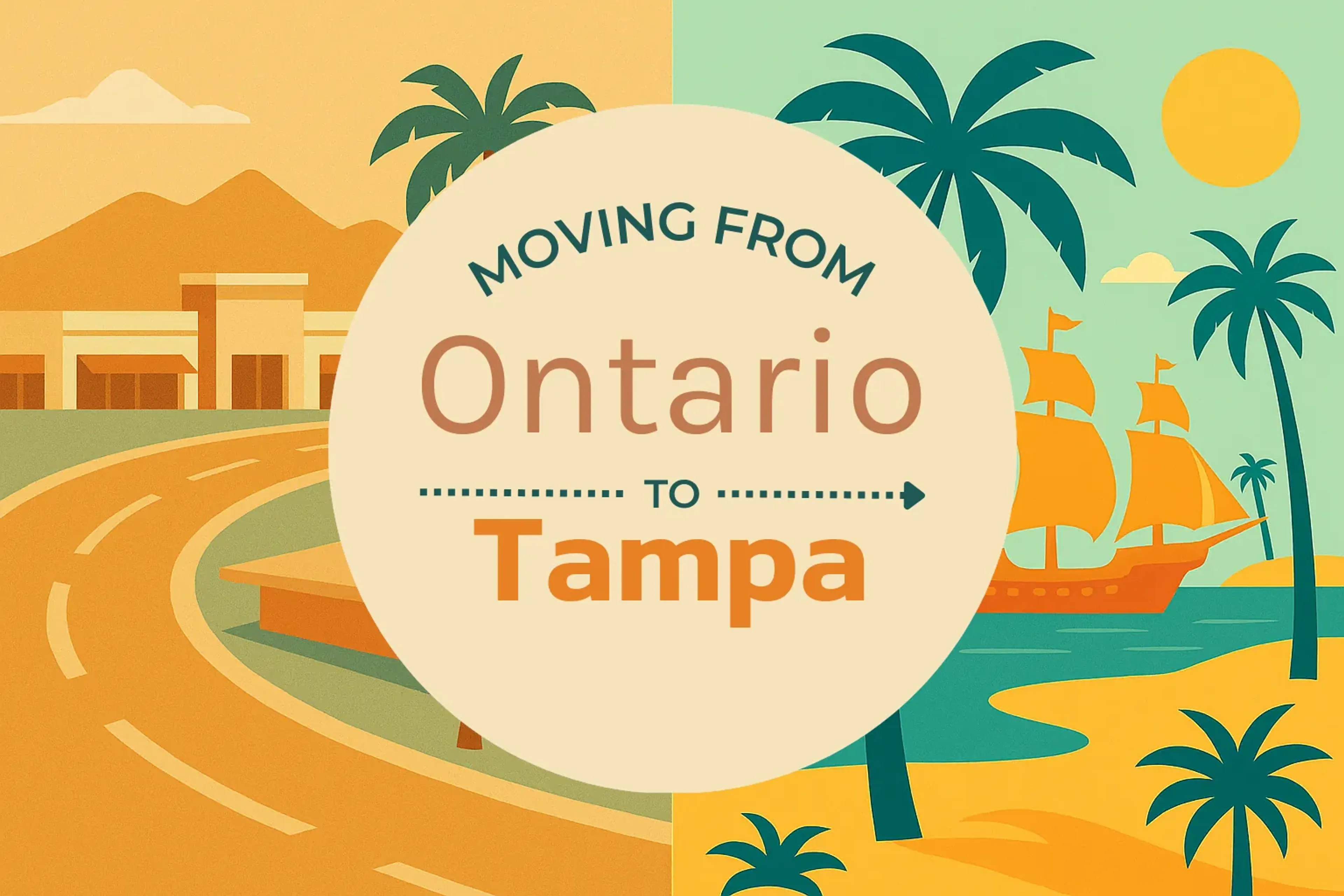 Side-by-side comparison of Ontario to Tampa moving companies