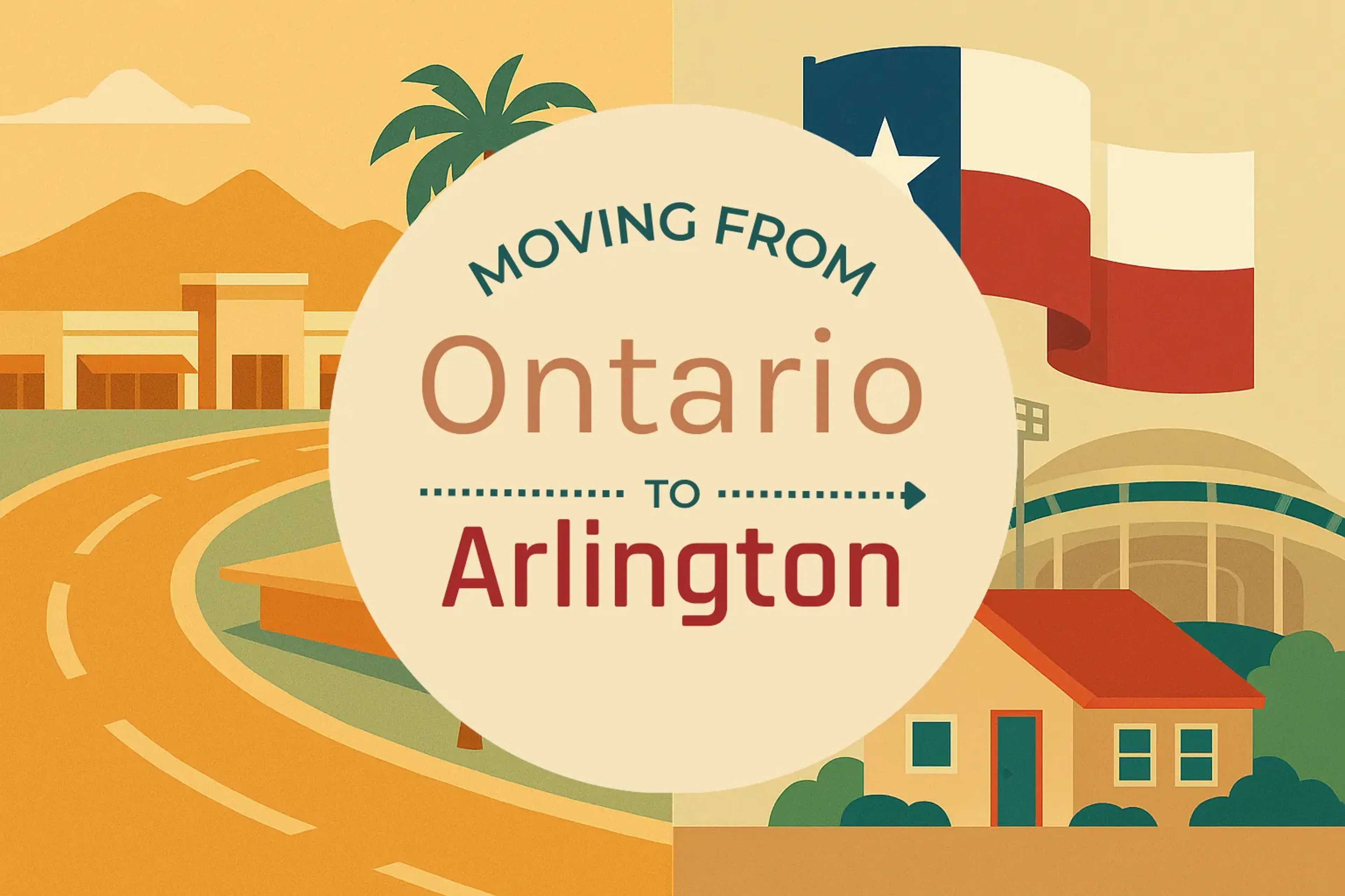 Side-by-side comparison of Ontario to Arlington moving companies