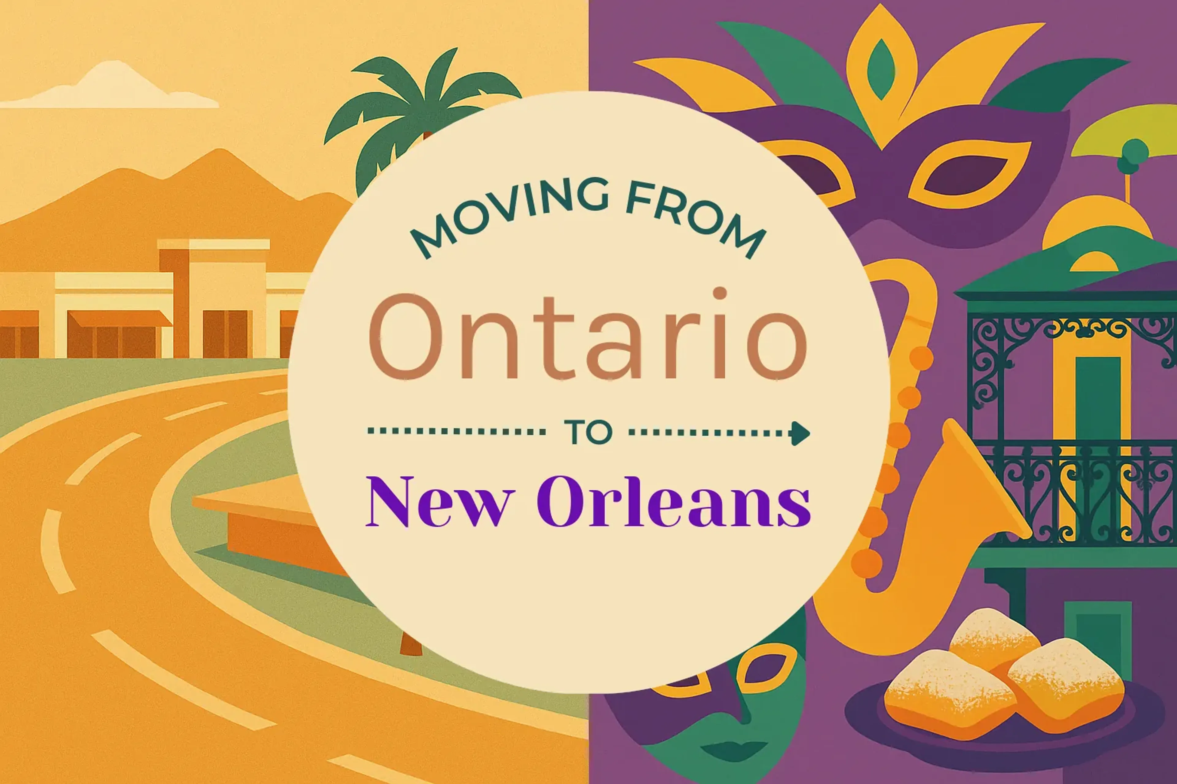 Side-by-side comparison of Ontario to New Orleans moving companies