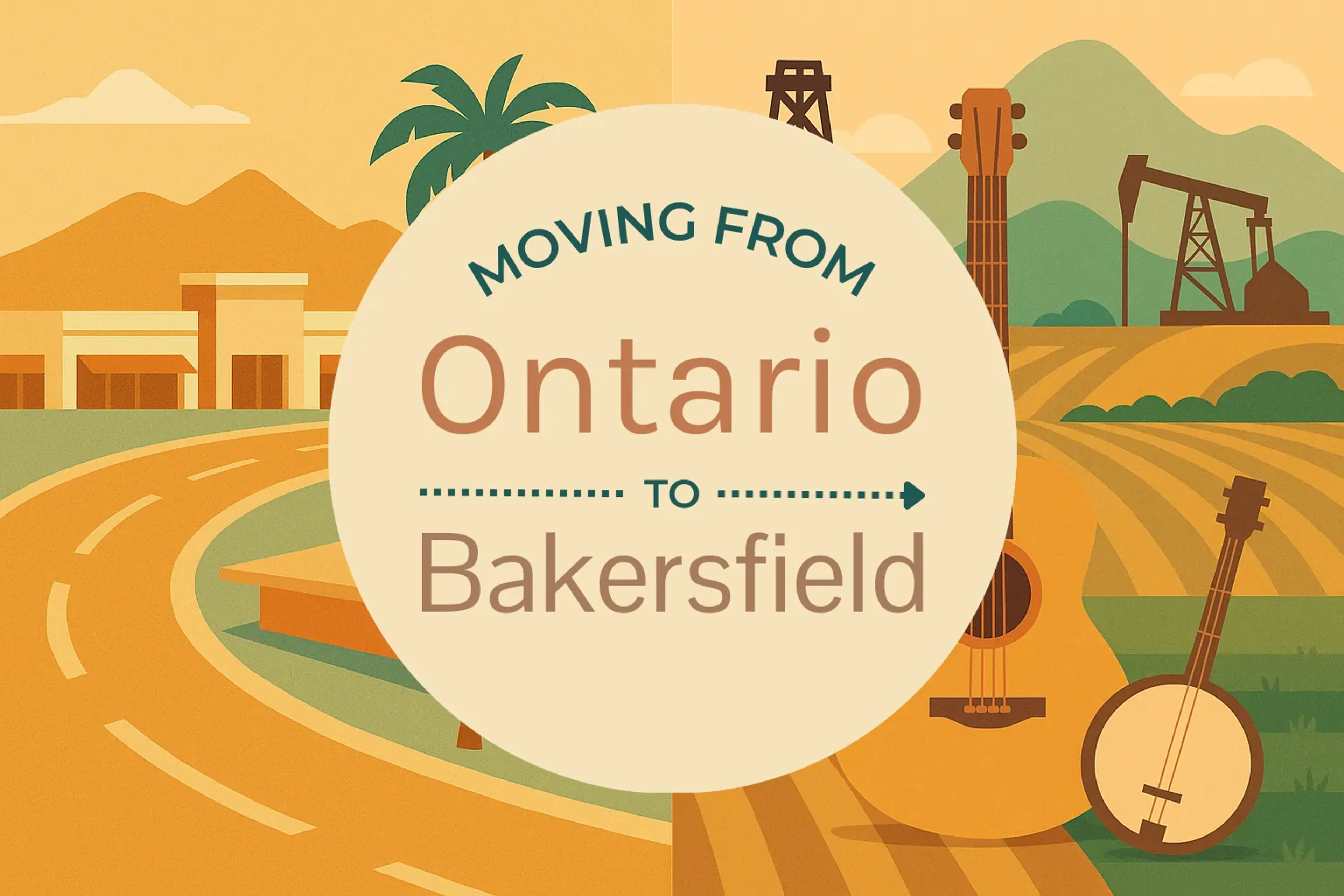 Side-by-side comparison of Ontario to Bakersfield moving companies
