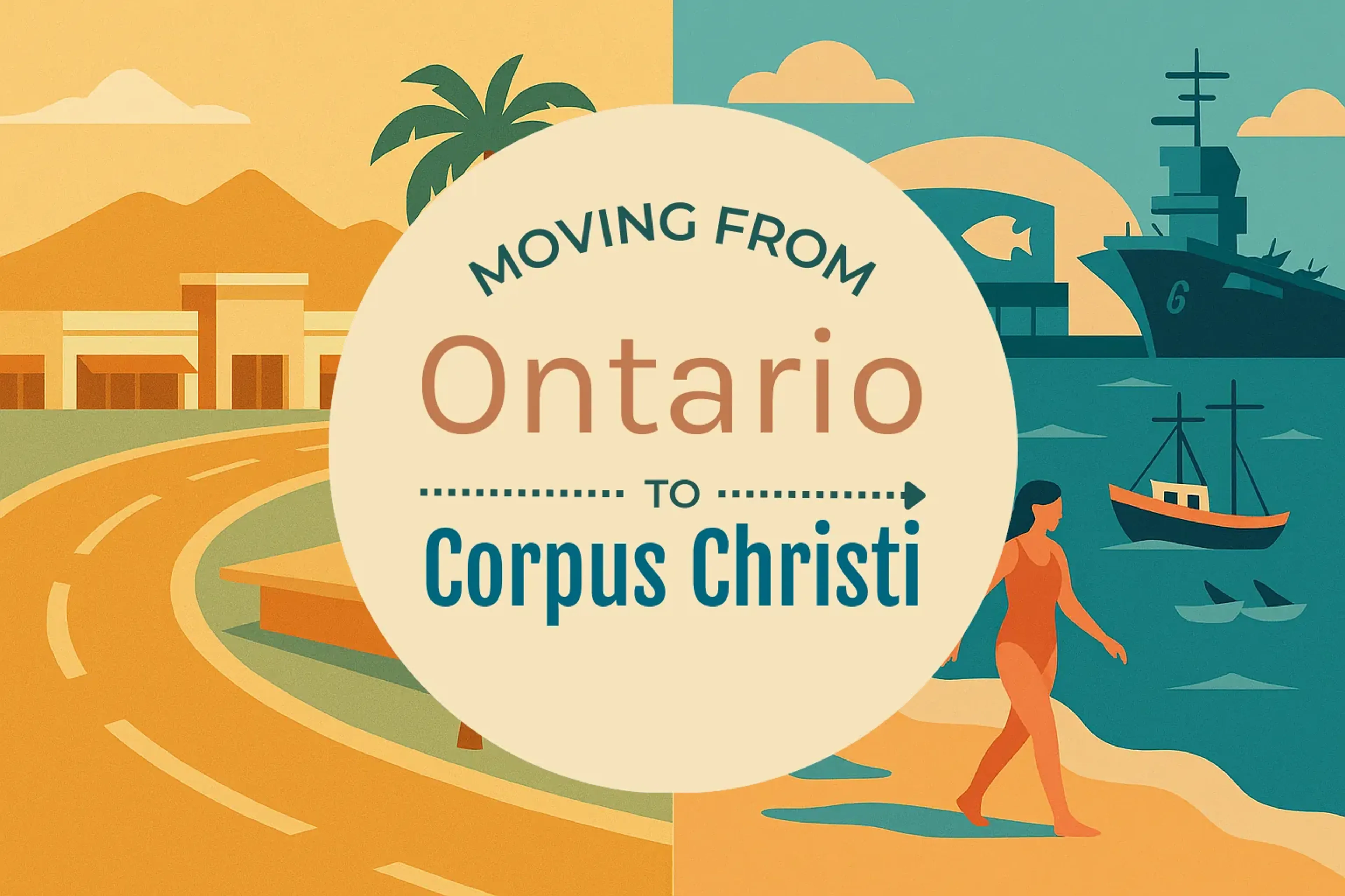 Side-by-side comparison of Ontario to Corpus Christi moving companies
