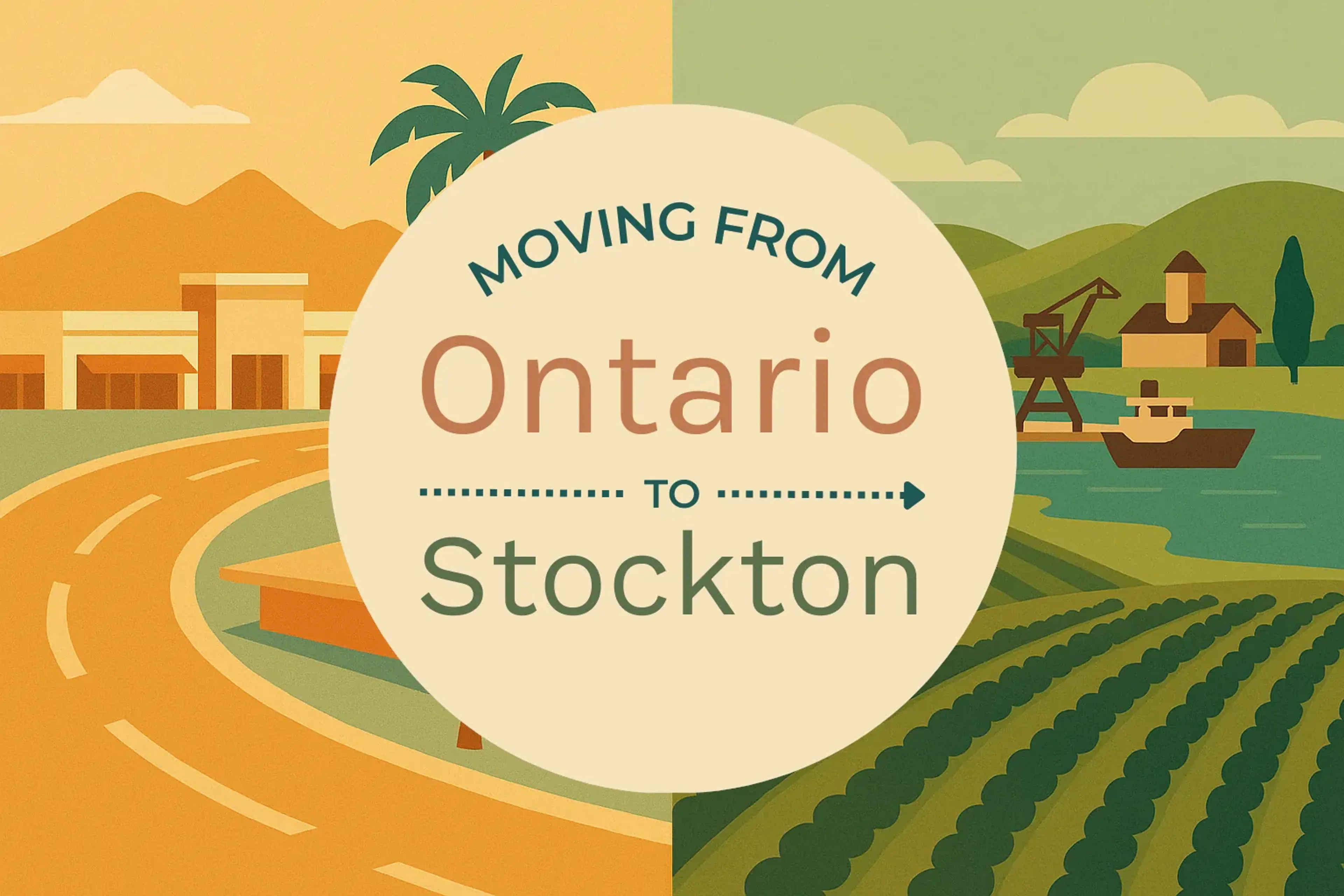 Side-by-side comparison of Ontario to Stockton moving companies