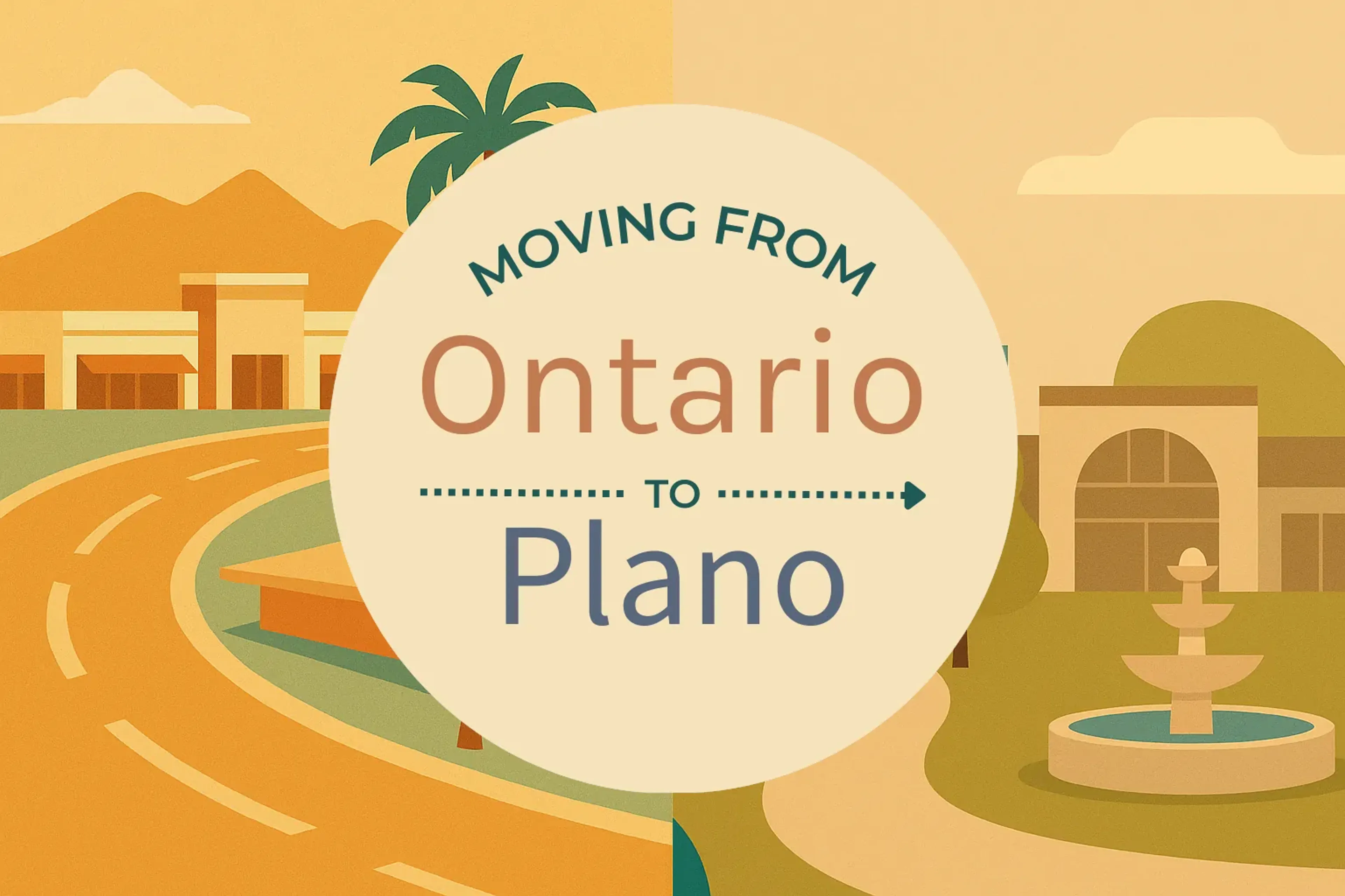 Side-by-side comparison of Ontario to Plano moving companies