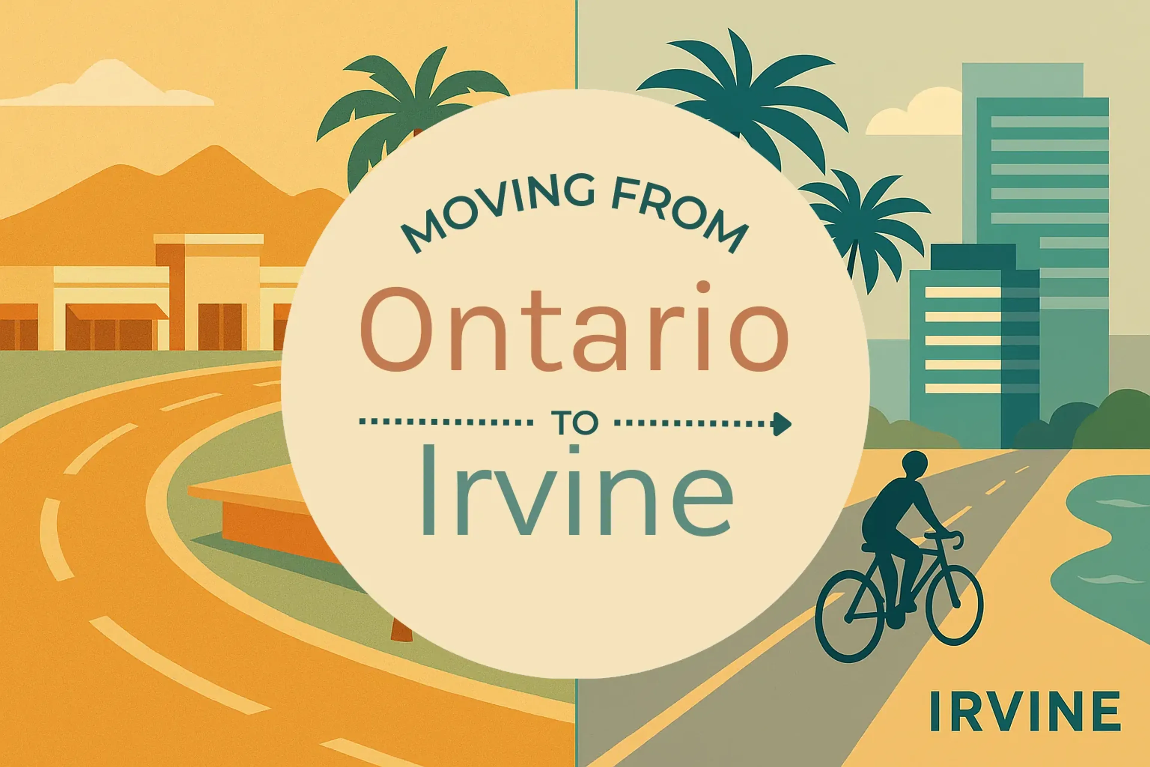 Side-by-side comparison of Ontario to Irvine moving companies