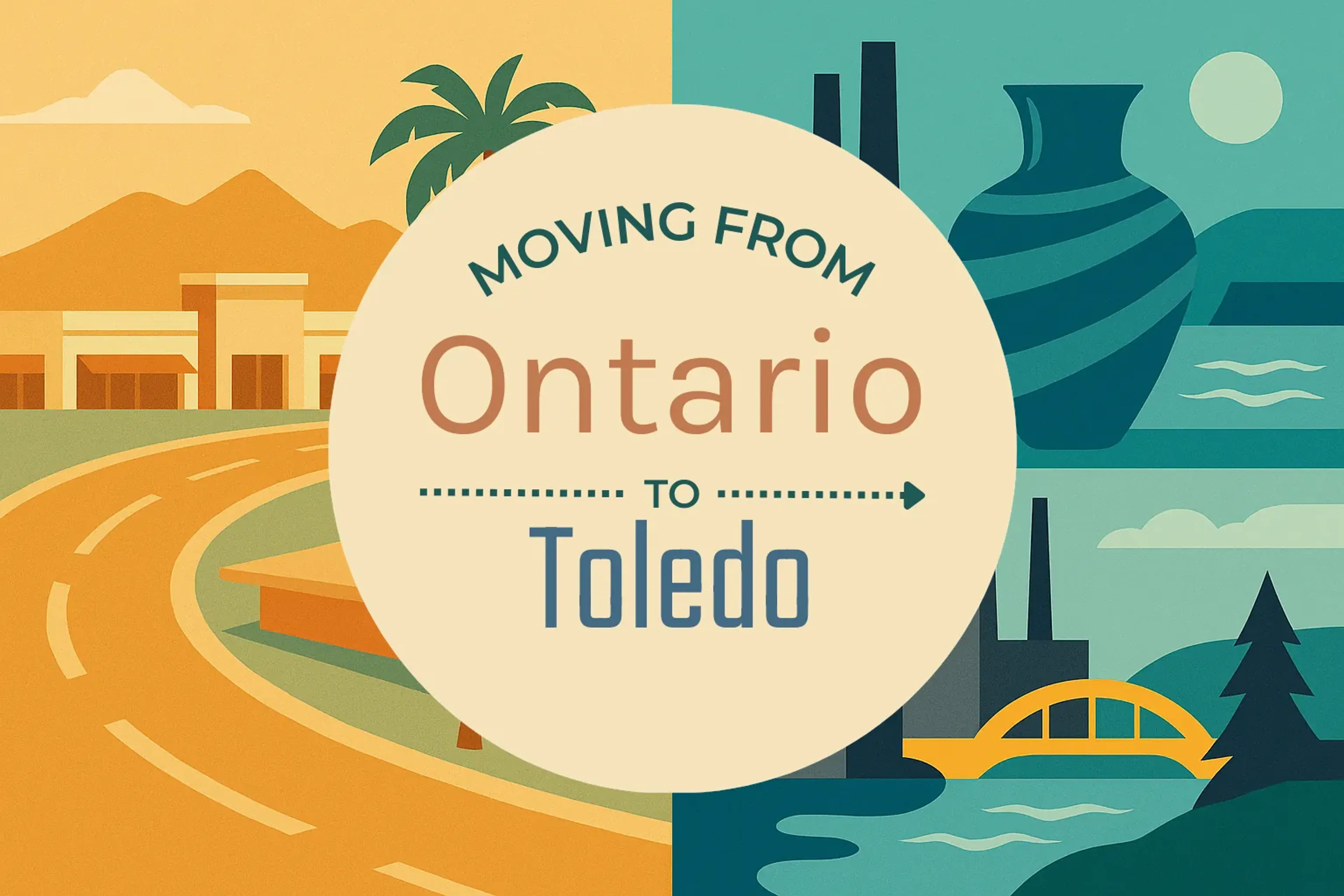 Side-by-side comparison of Ontario to Toledo moving companies