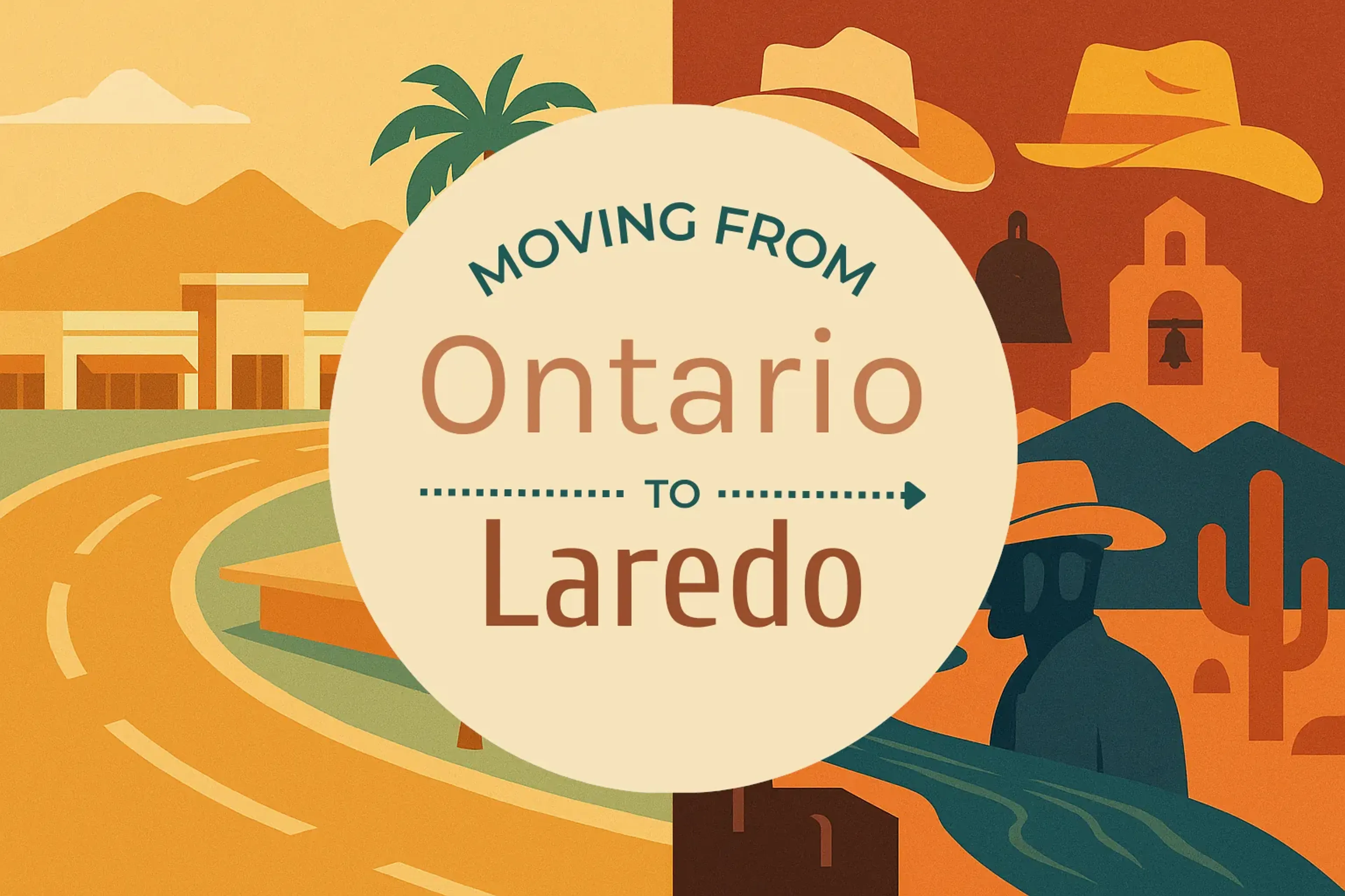 Side-by-side comparison of Ontario to Laredo moving companies