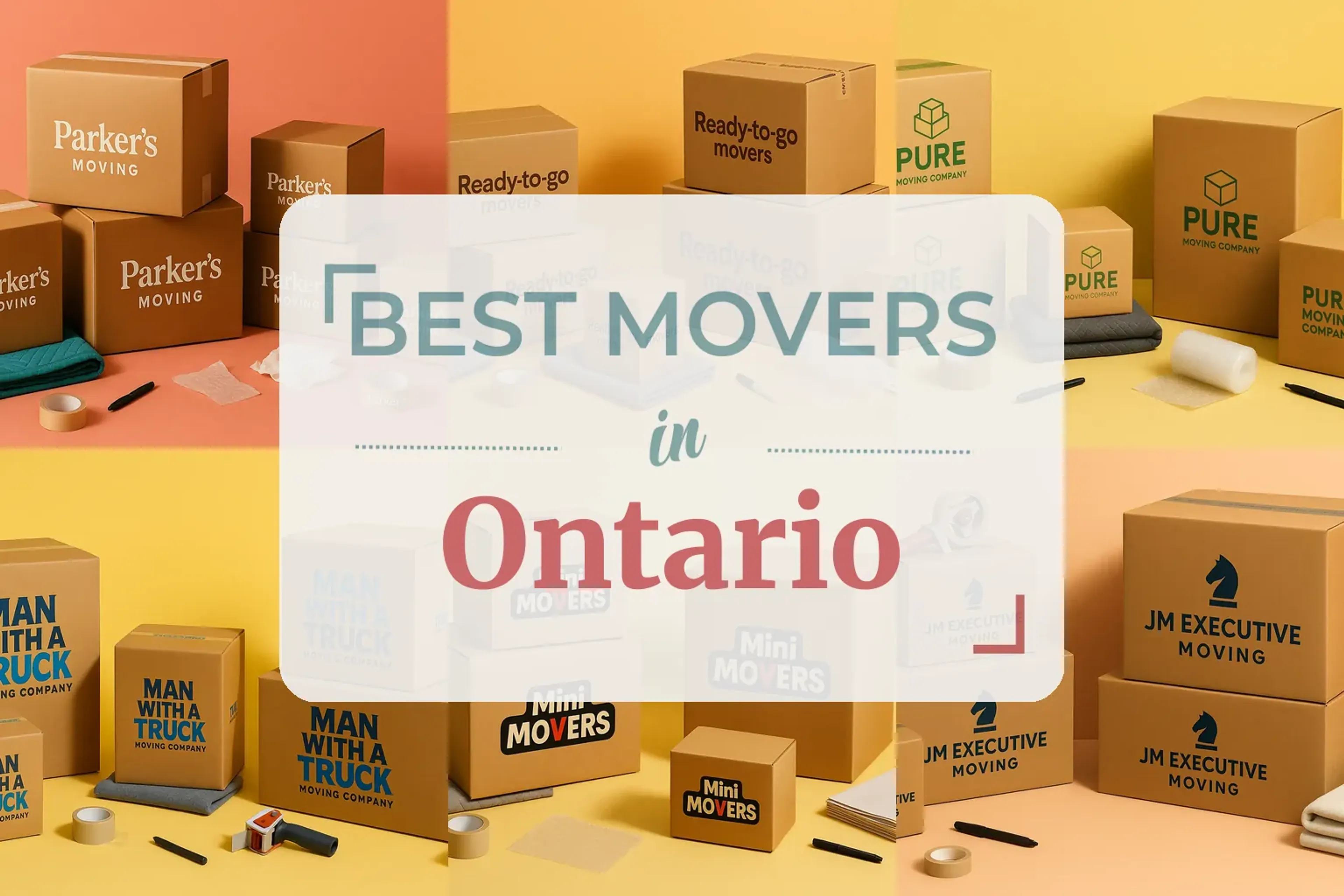 Side-by-side comparison of Ontario moving companies
