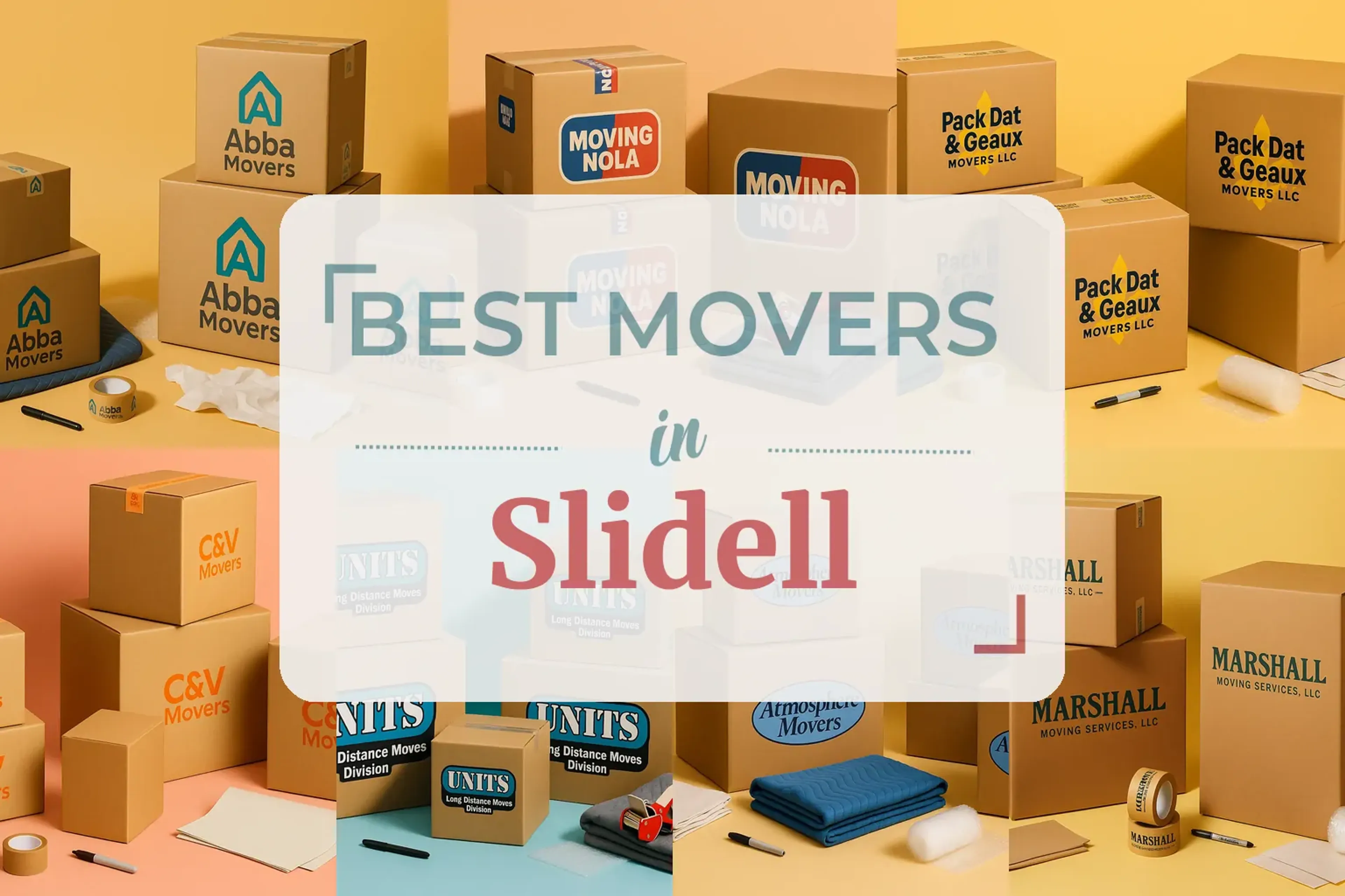 Side-by-side comparison of Slidell moving companies