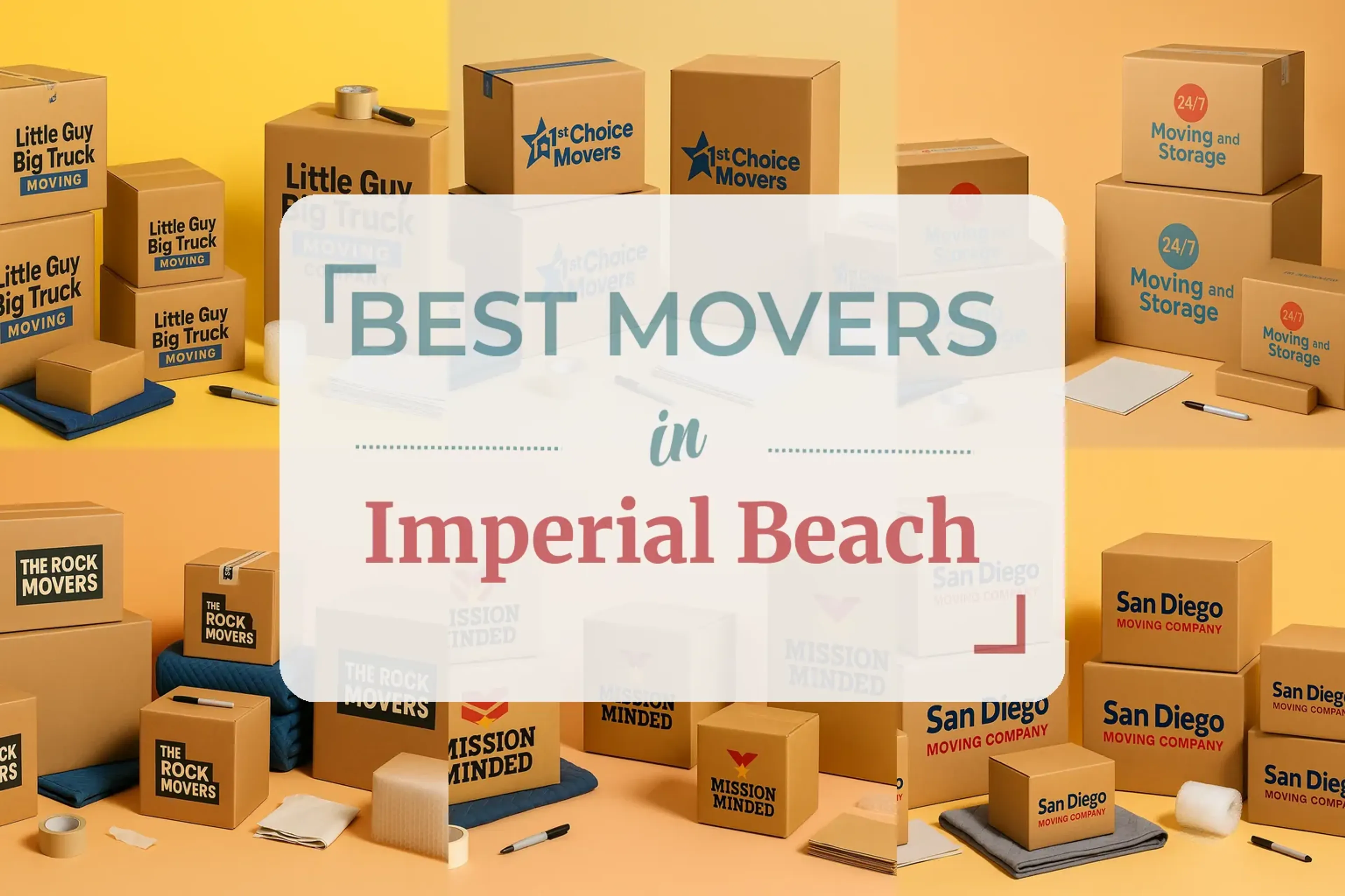 Side-by-side comparison of Imperial Beach moving companies