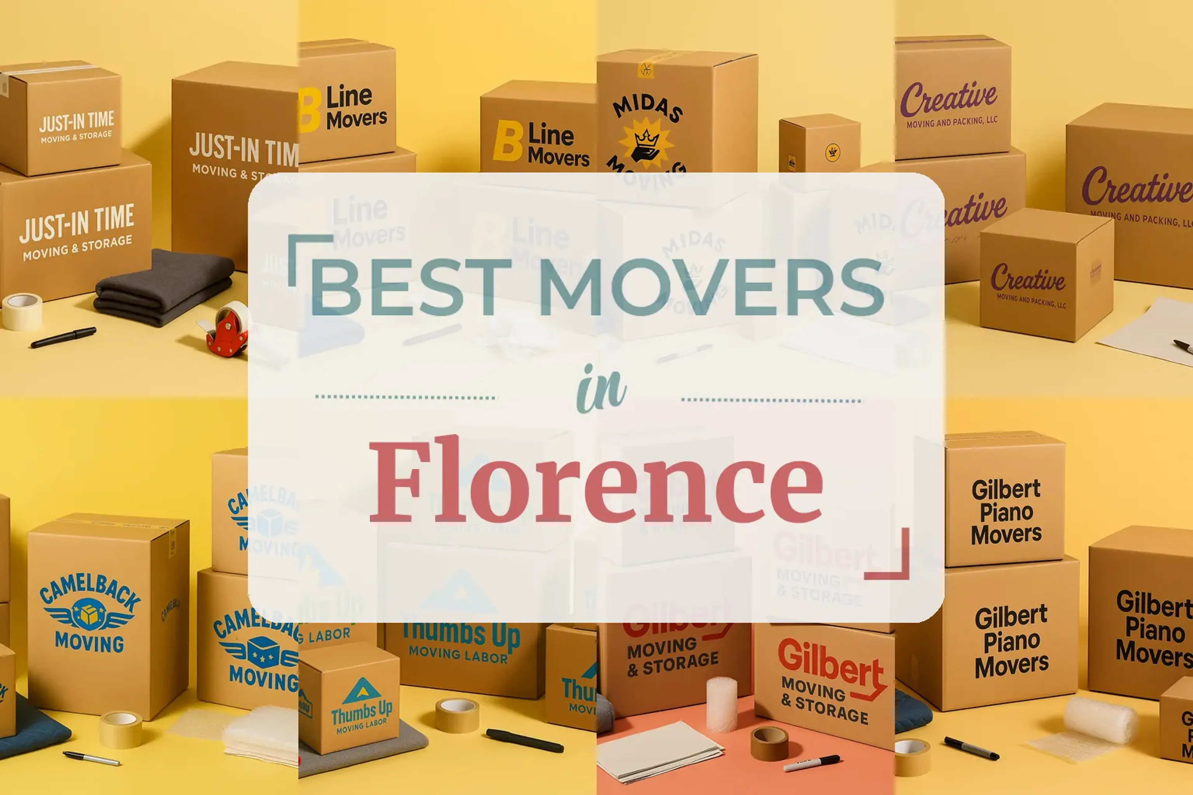 Side-by-side comparison of Florence moving companies