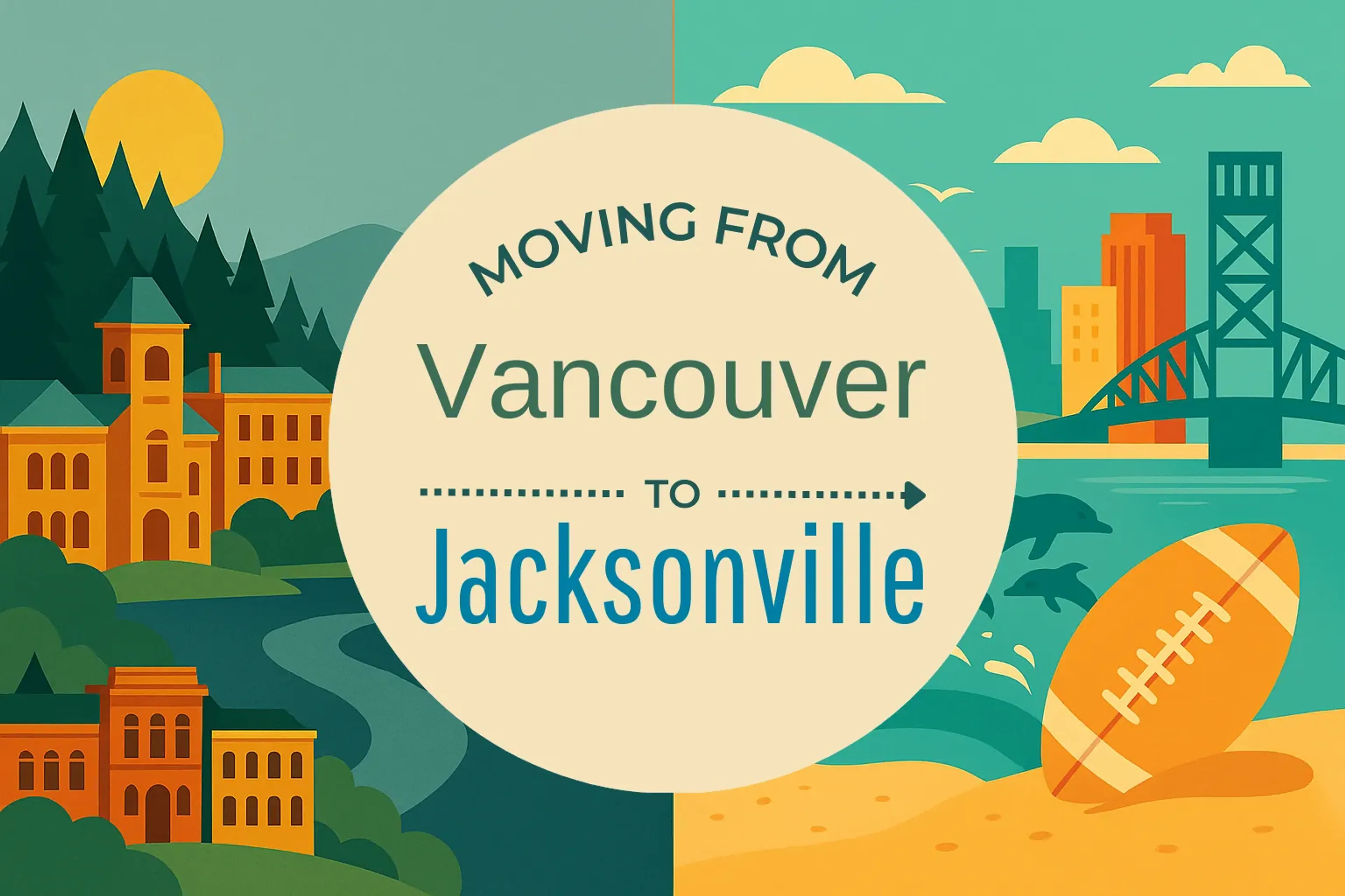 Side-by-side comparison of Vancouver to Jacksonville moving companies
