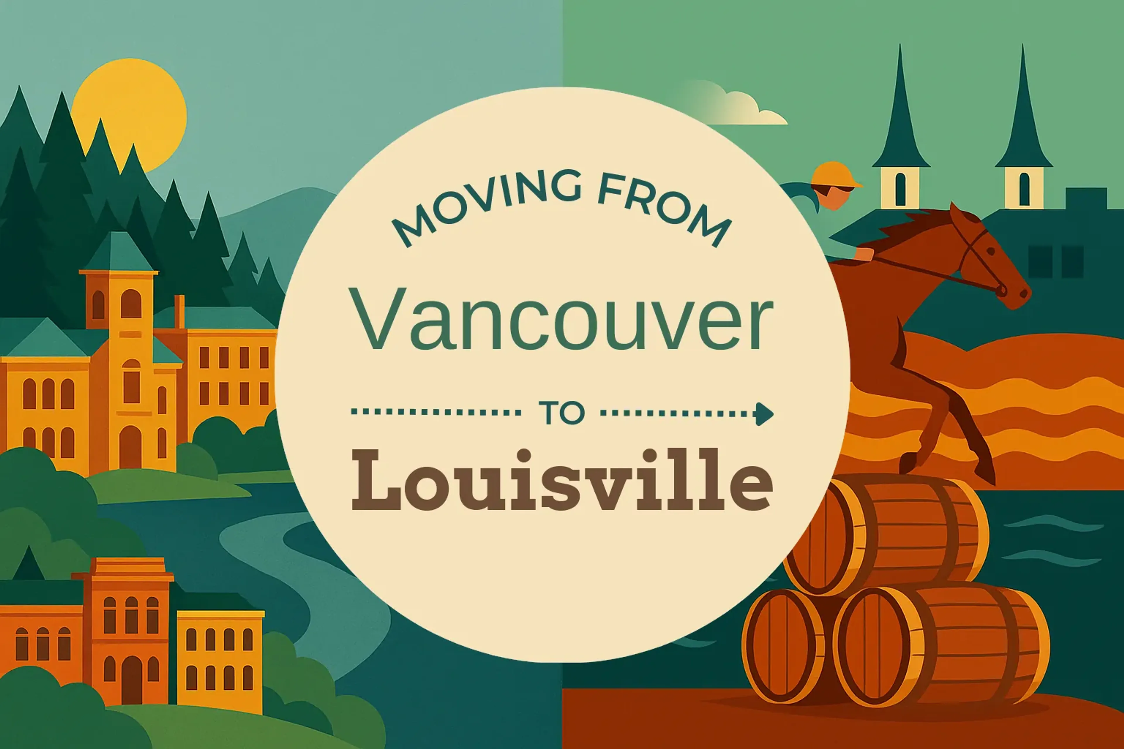 Side-by-side comparison of Vancouver to Louisville moving companies