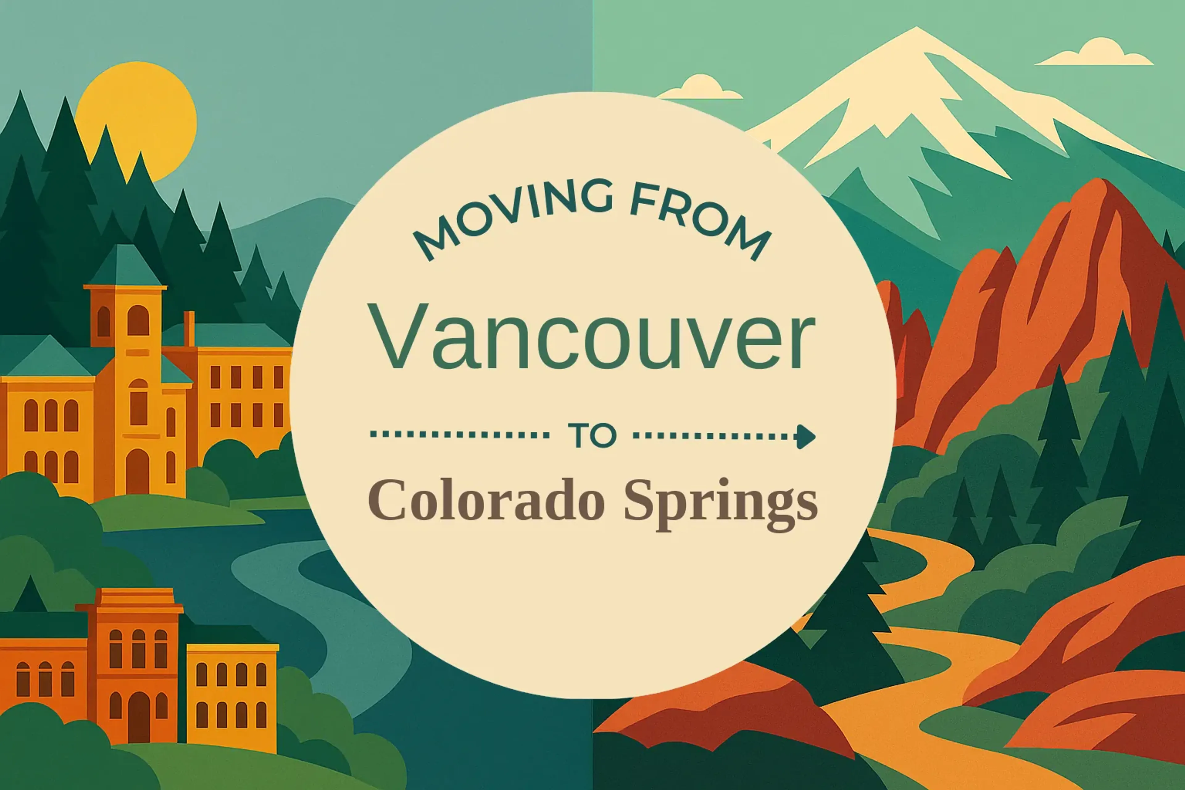 Side-by-side comparison of Vancouver to Colorado Springs moving companies
