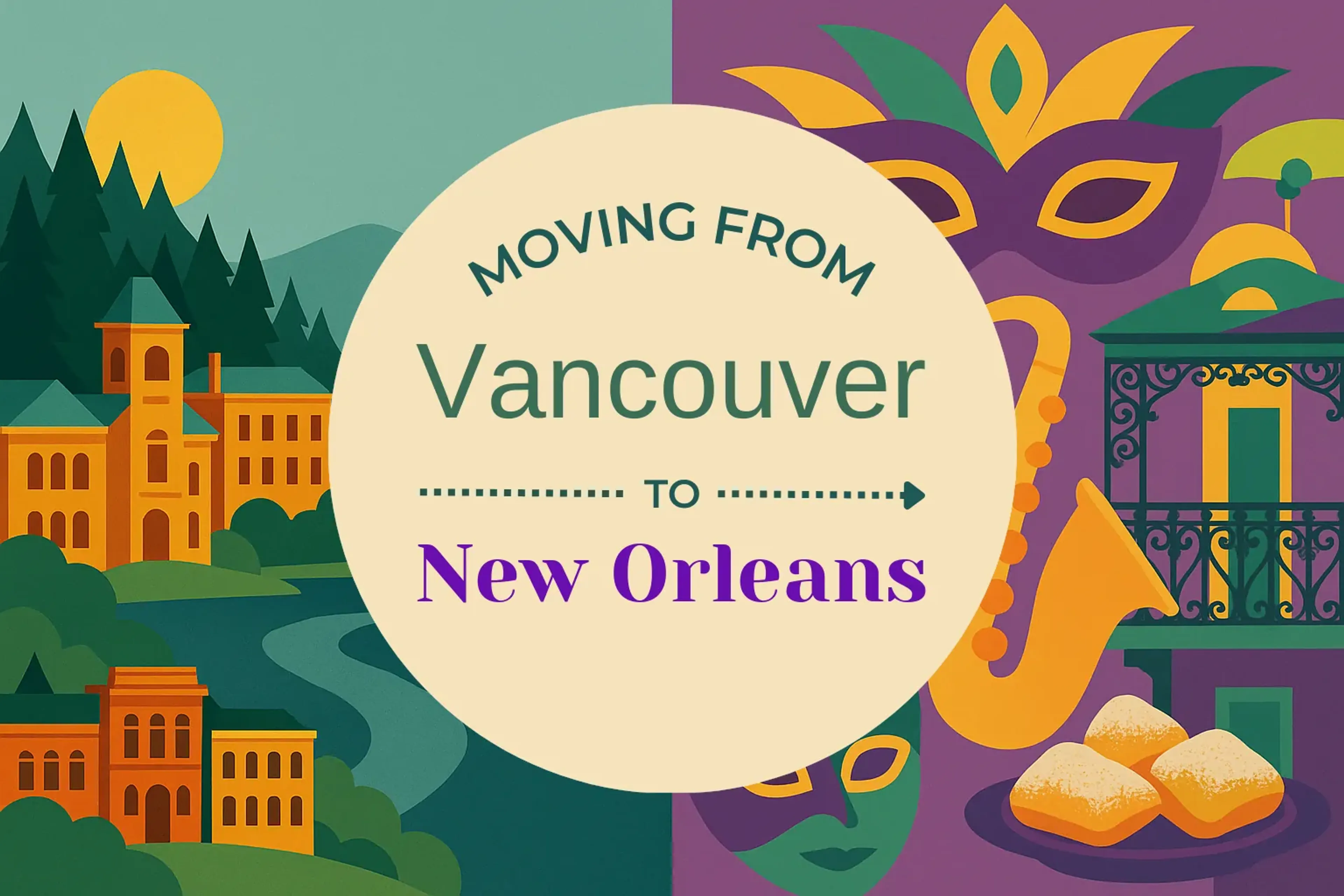 Side-by-side comparison of Vancouver to New Orleans moving companies
